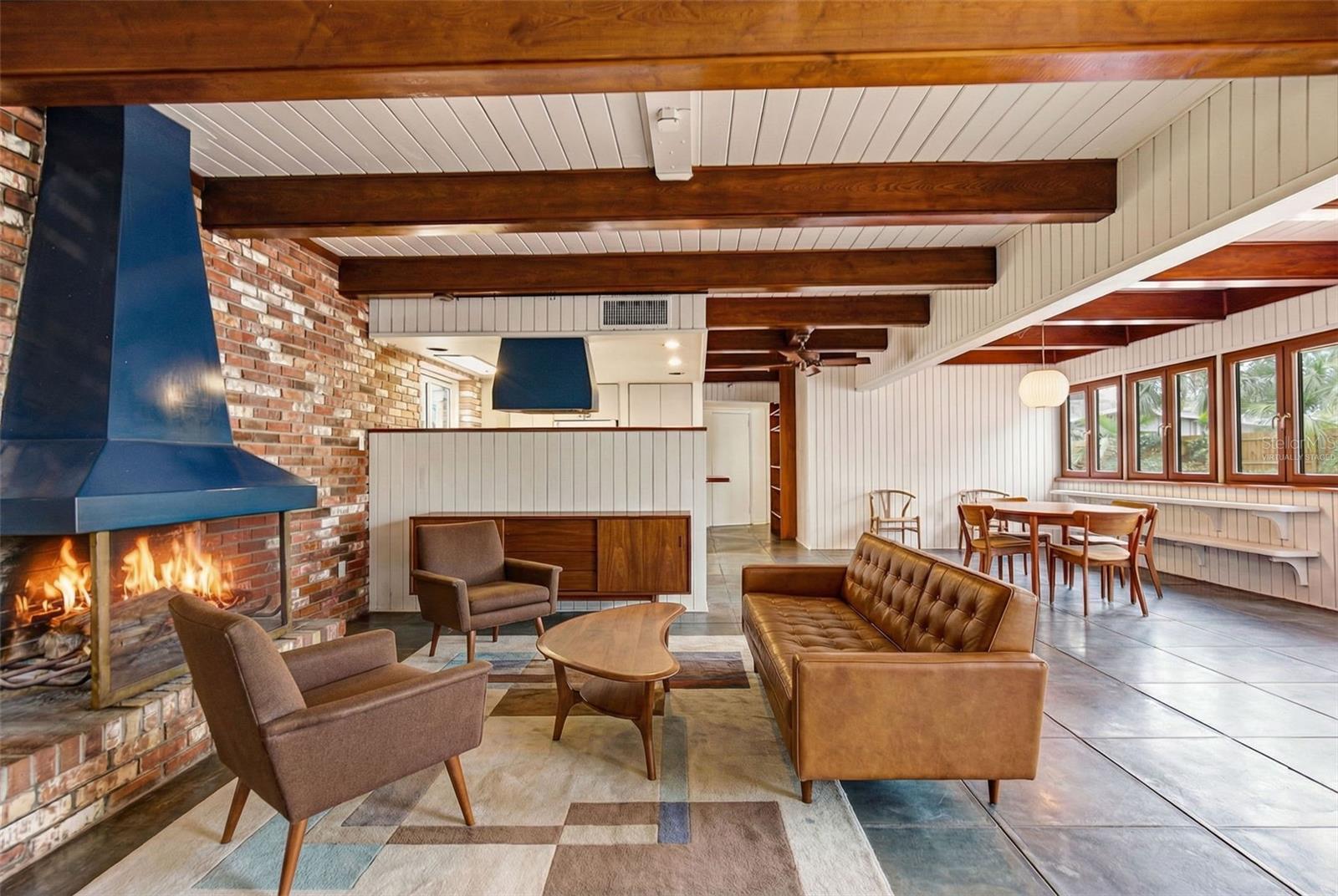 Virtually Staged Living Room