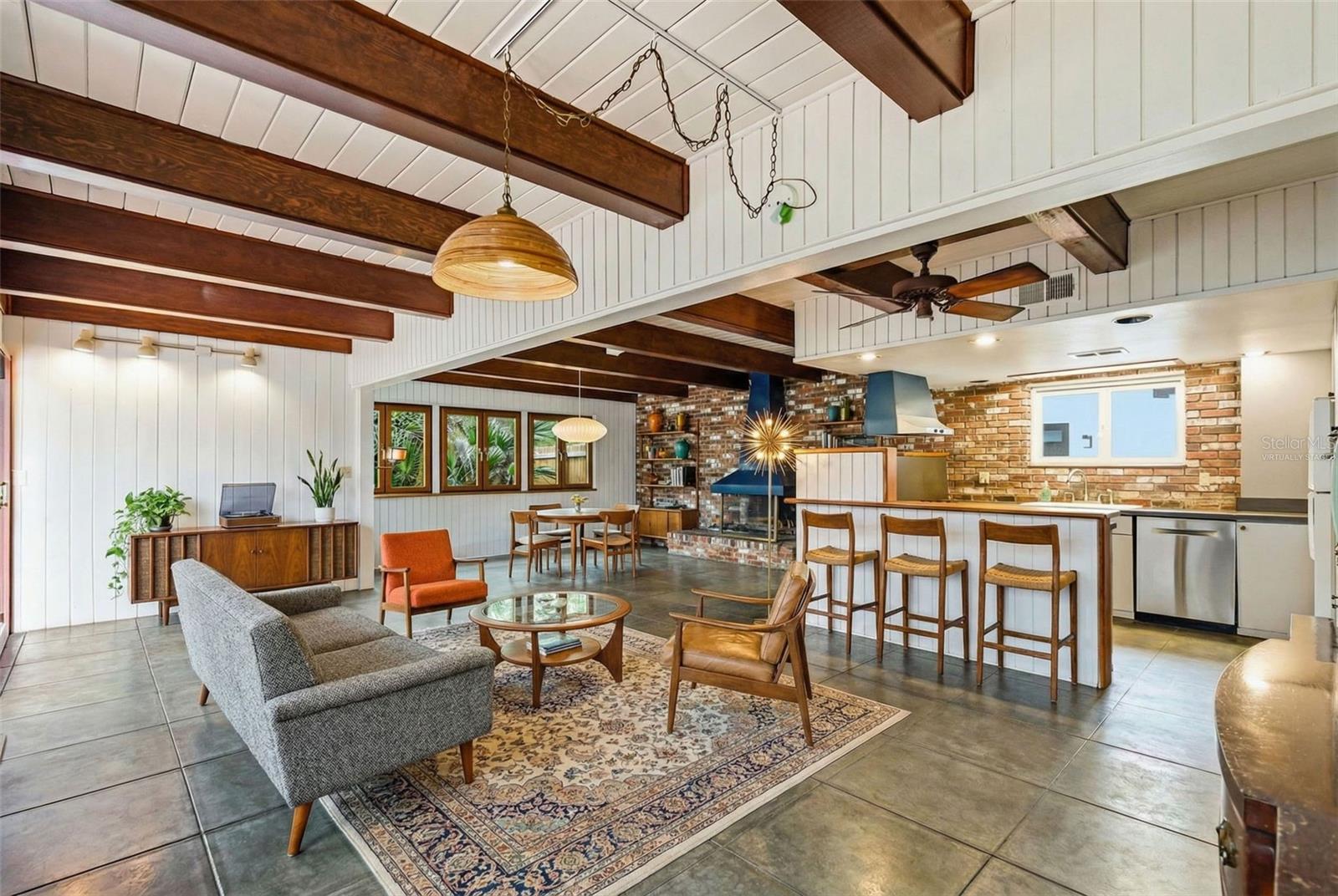 Virtually Staged Living Room