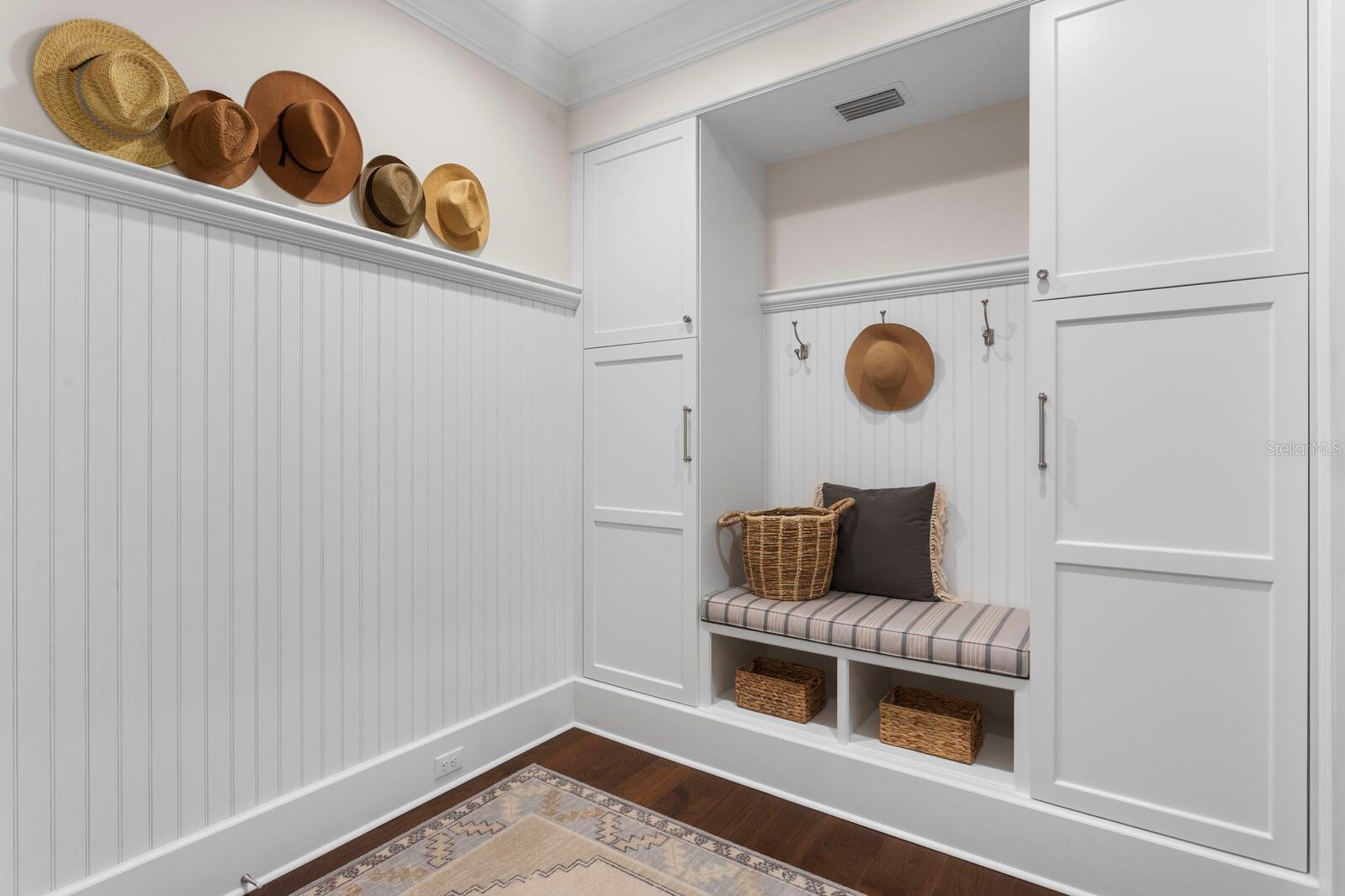 Butlers Pantry with Wet Bar and Wine Fridge