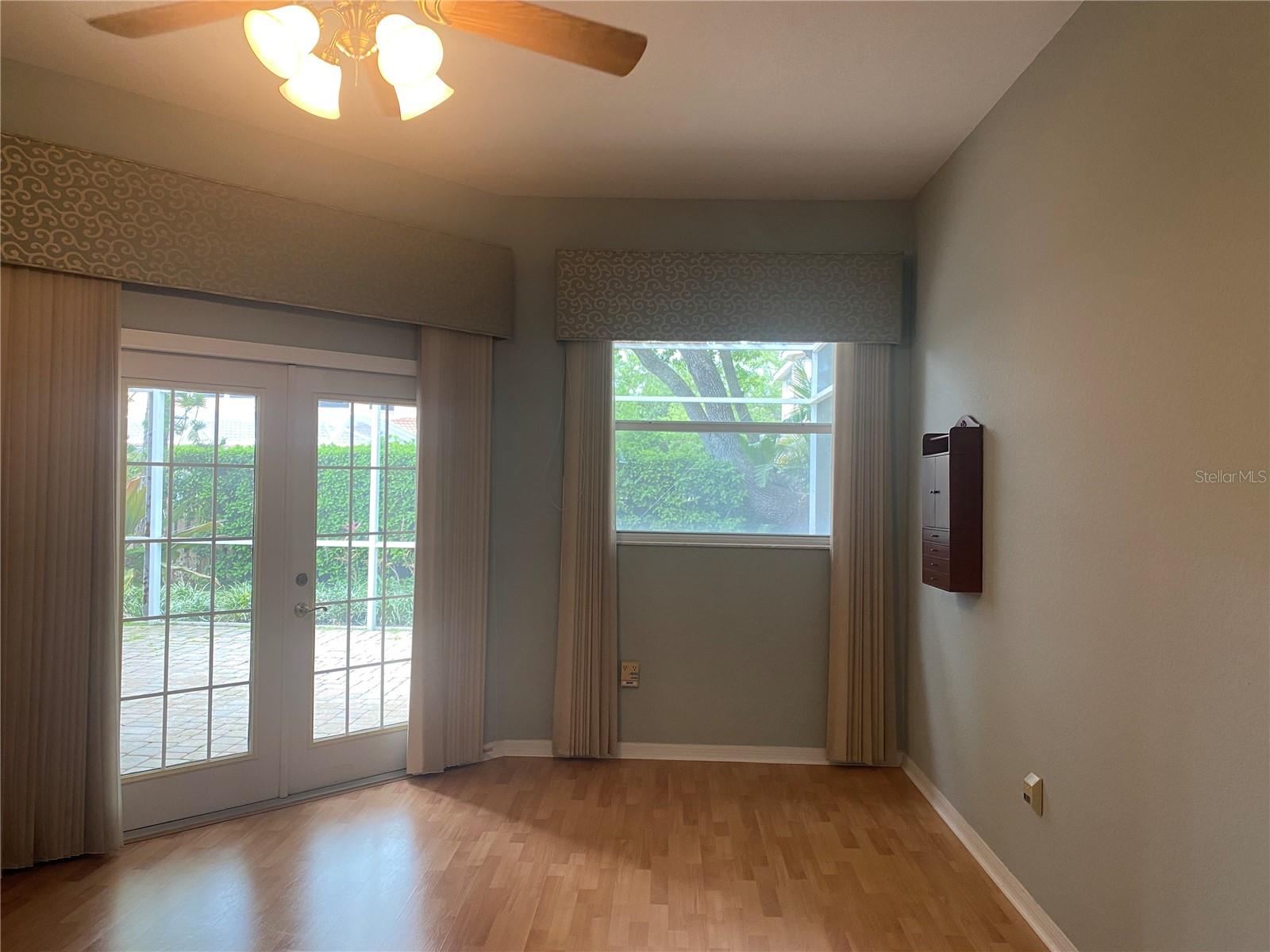 Master Bedroom with access to the patio area