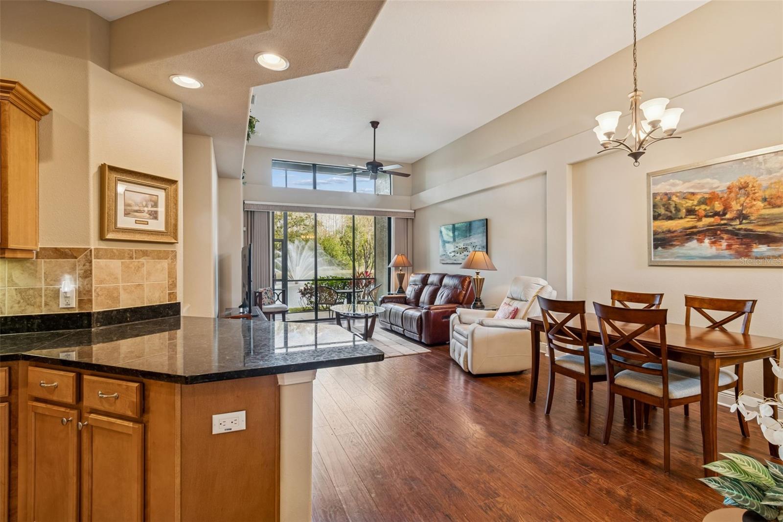 Breakfast bar seating for two