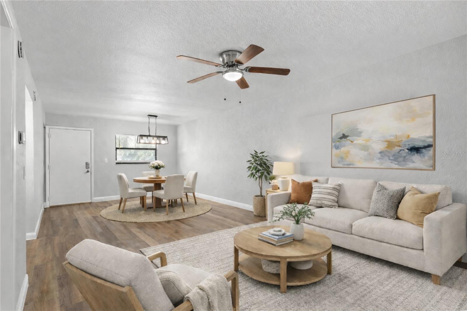 Kitchen / Image virtually staged.