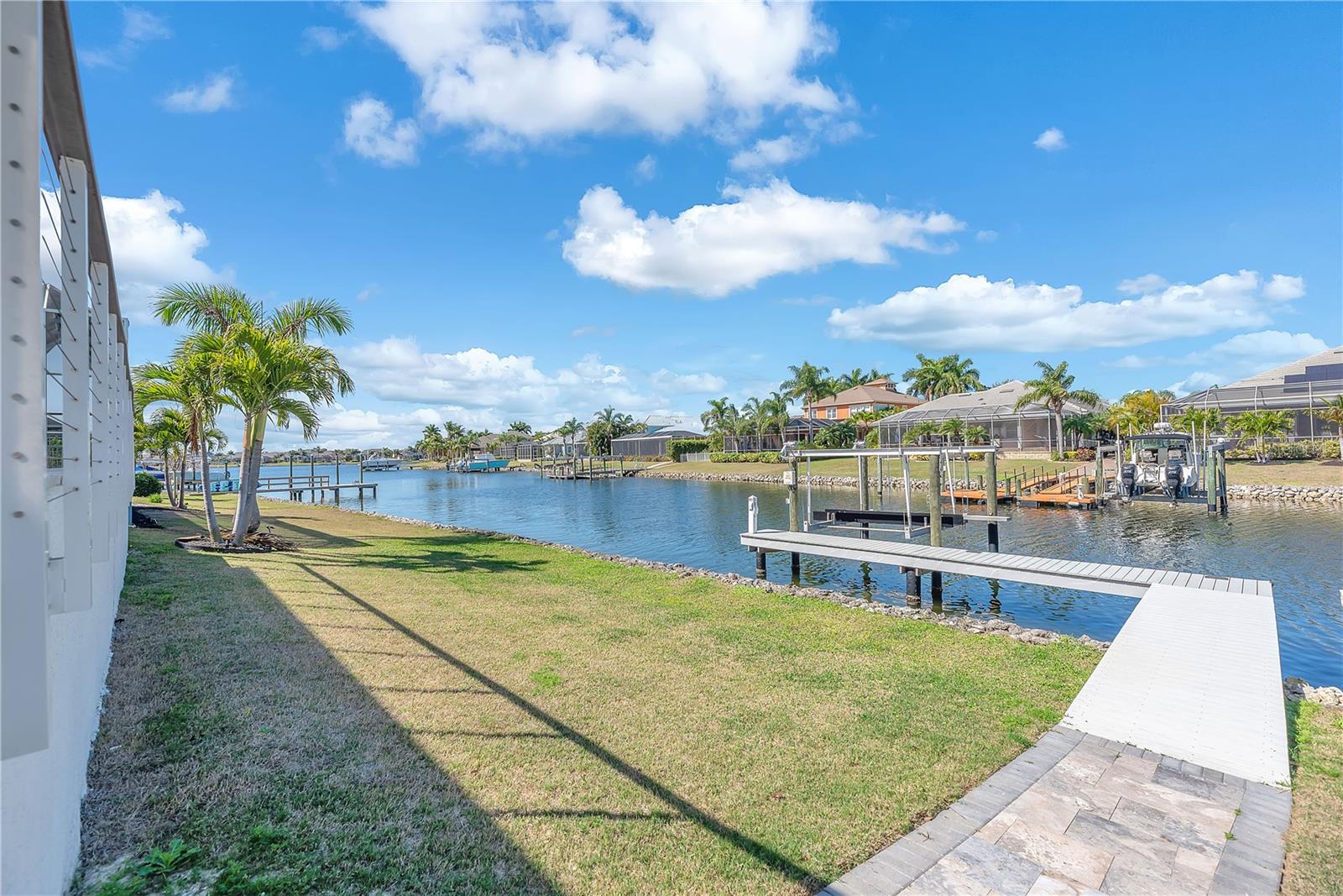 Spend your mornings paddleboarding in calm waters, afternoons fishing from your own backyard.