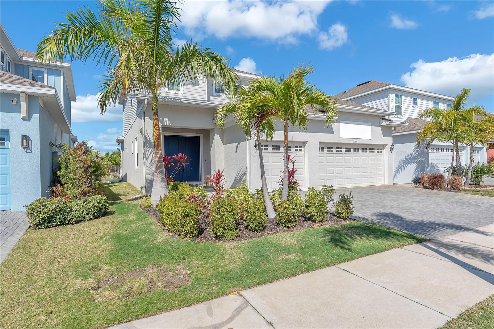 Residents enjoy resort-style amenities. including a waterfront clubhouse, pools with waterslides