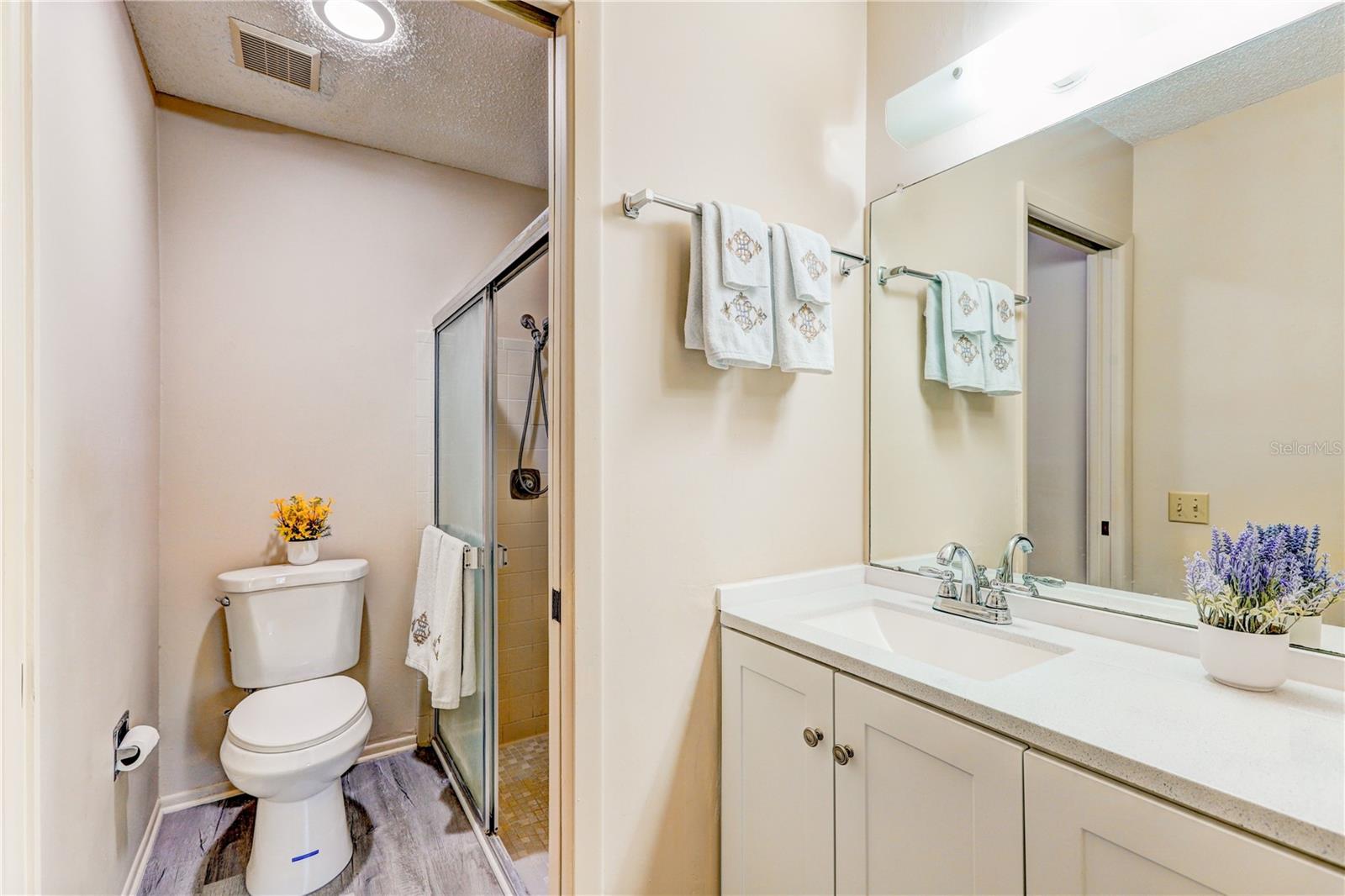 Upgraded primary Bathroom