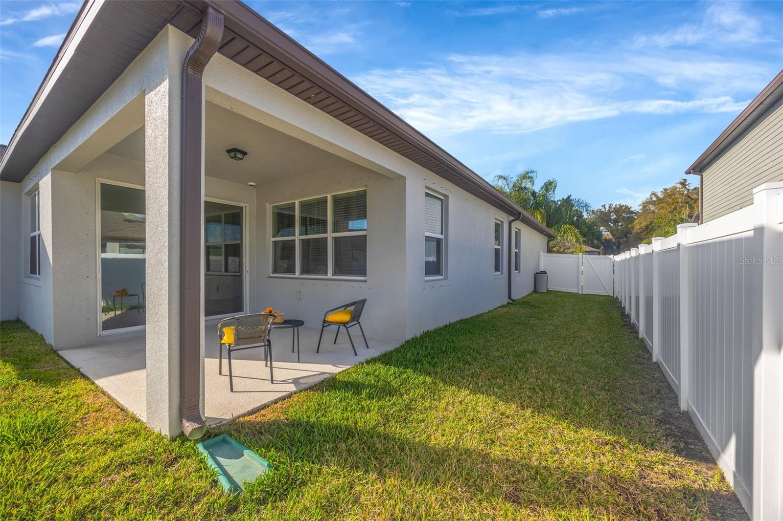 Covered Lanai with Lighting