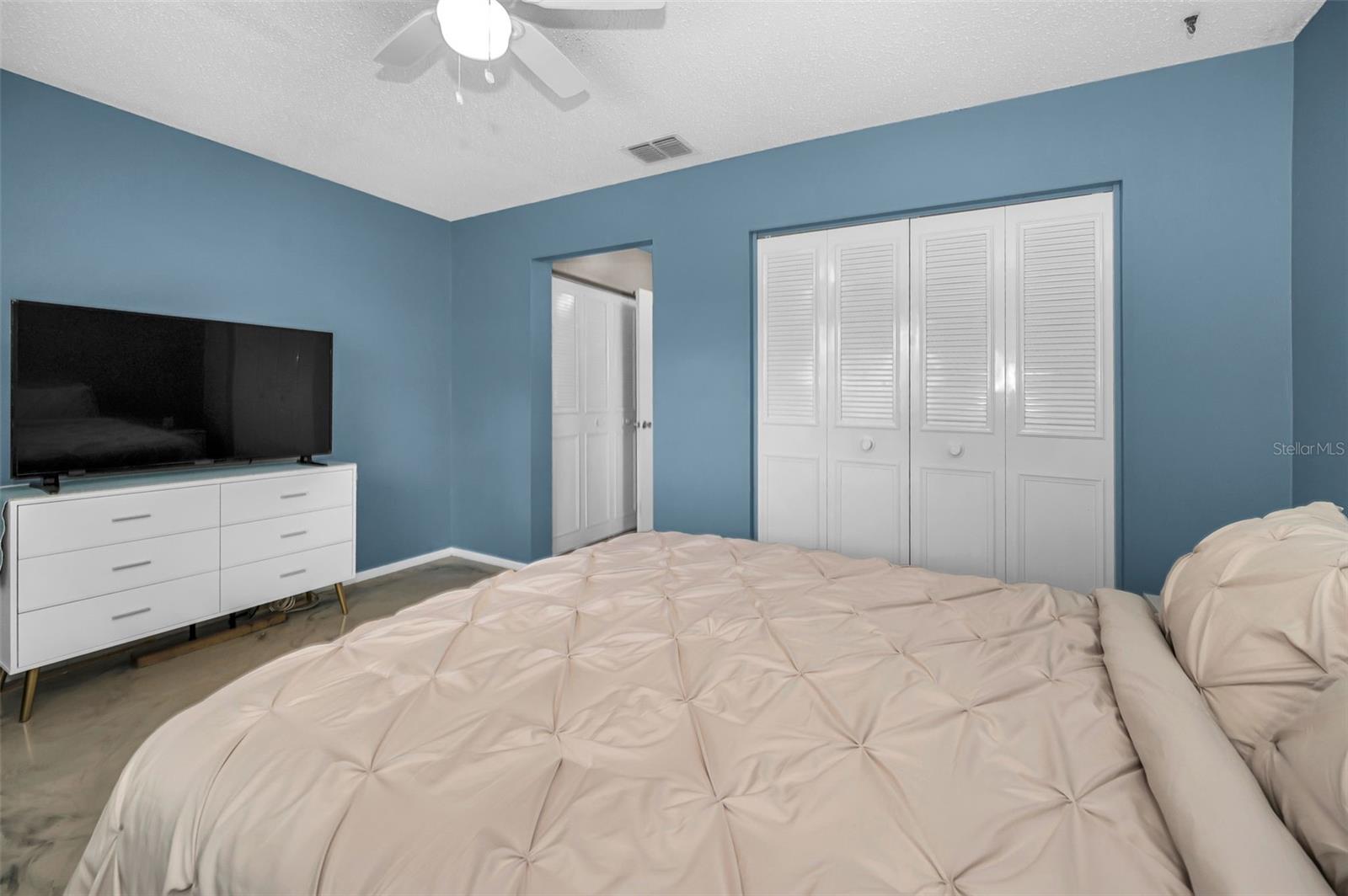 Primary Bedroom with dual closets