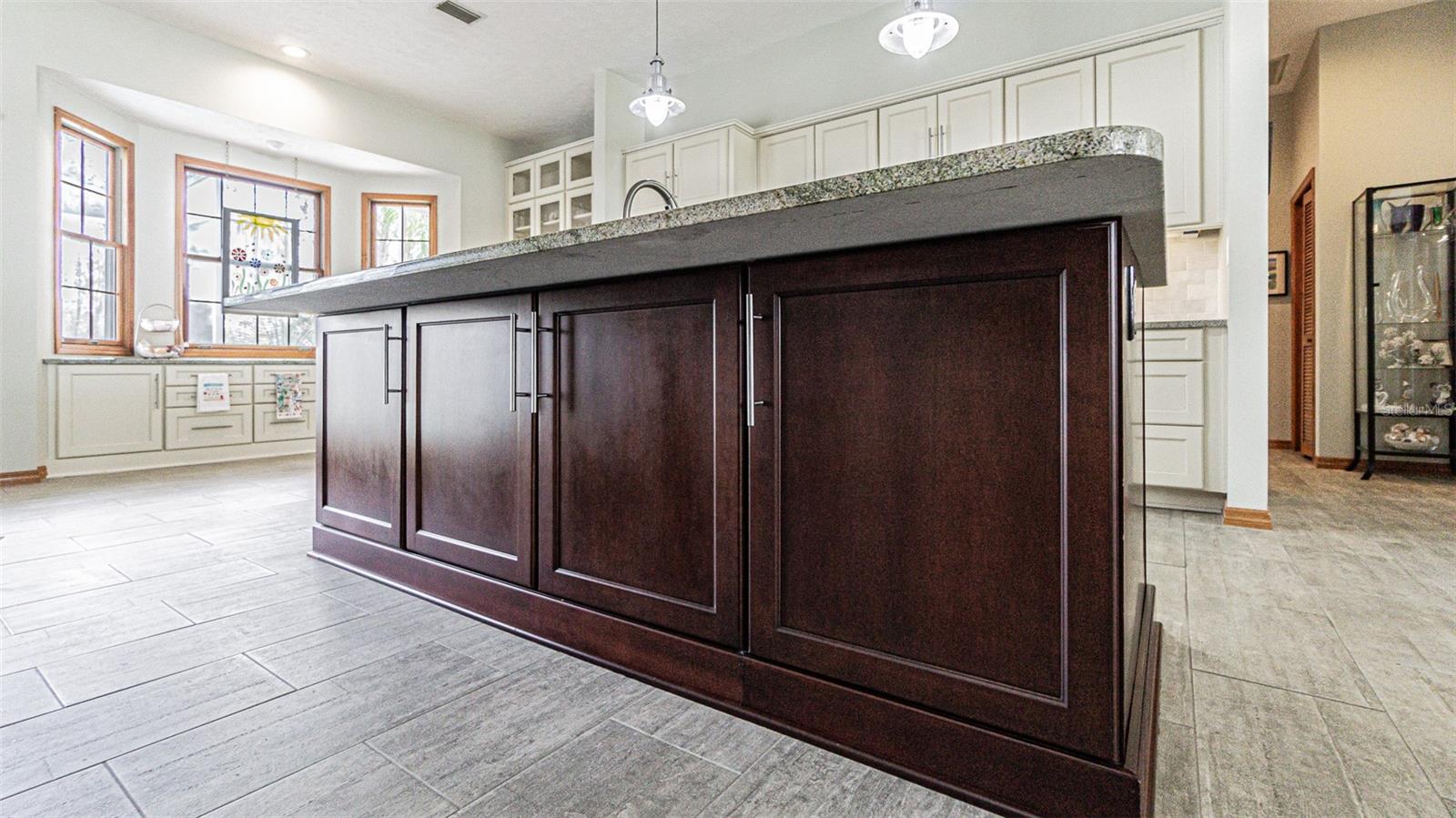 Cabinet Storage at Rear of Island