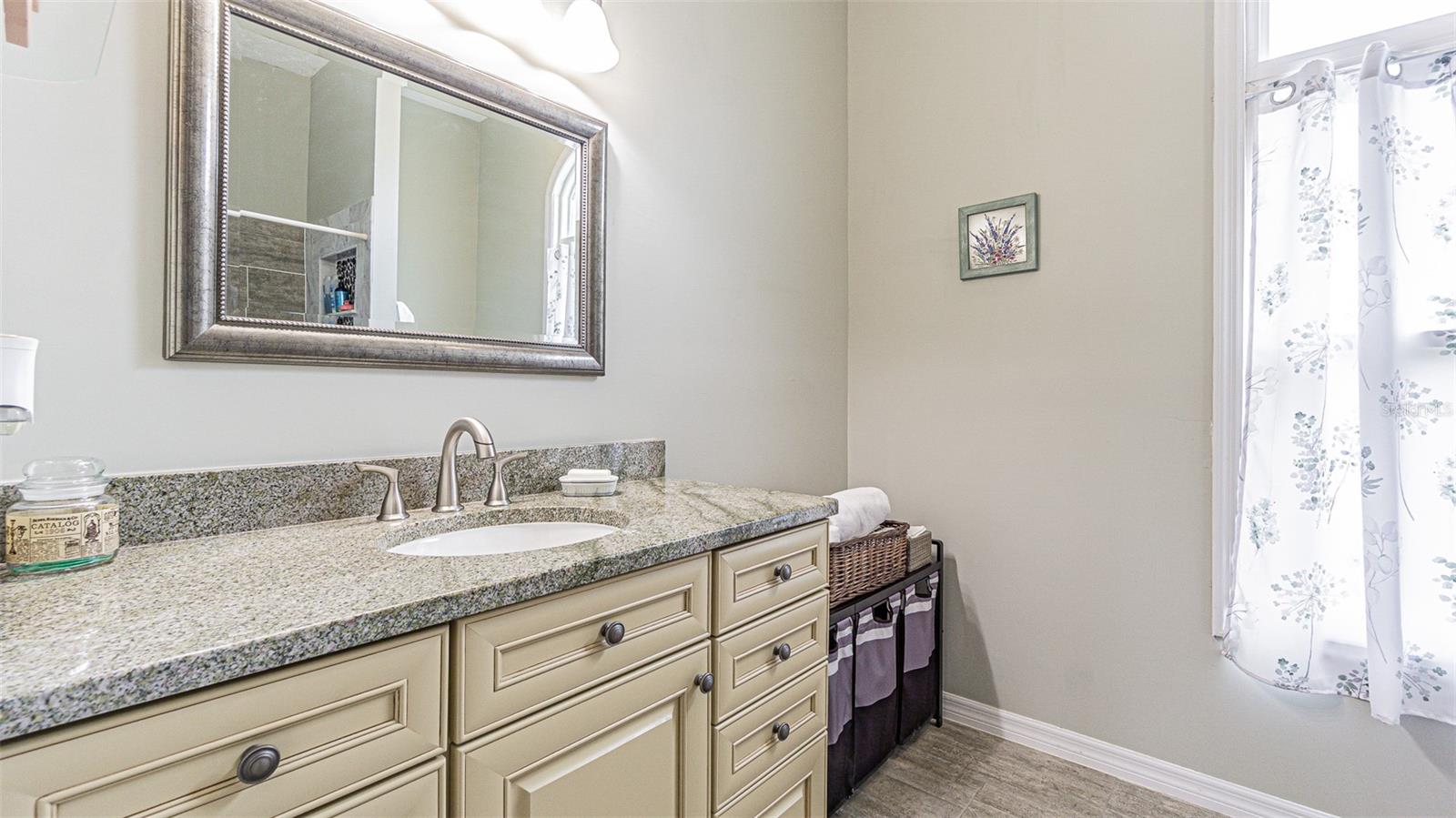 Primary Bath - Plumbing for 2nd Vanity already there - was a Bidet