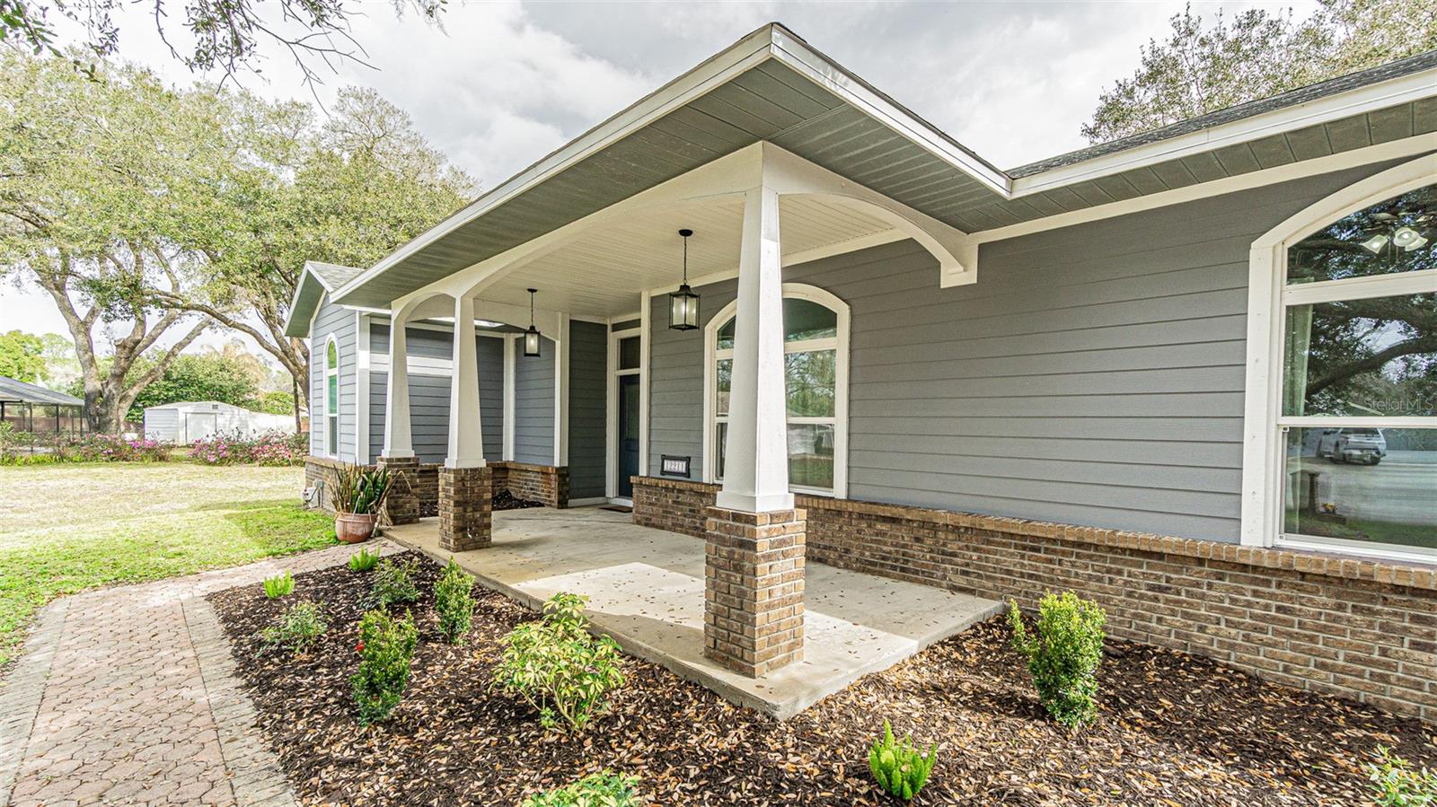 Large Open Front Porch