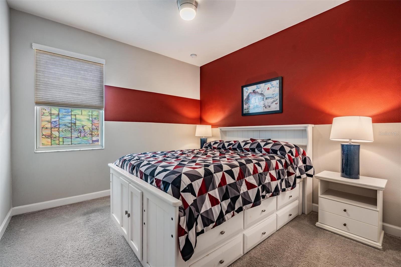 2nd bedroom is split from primary for plenty of privacy