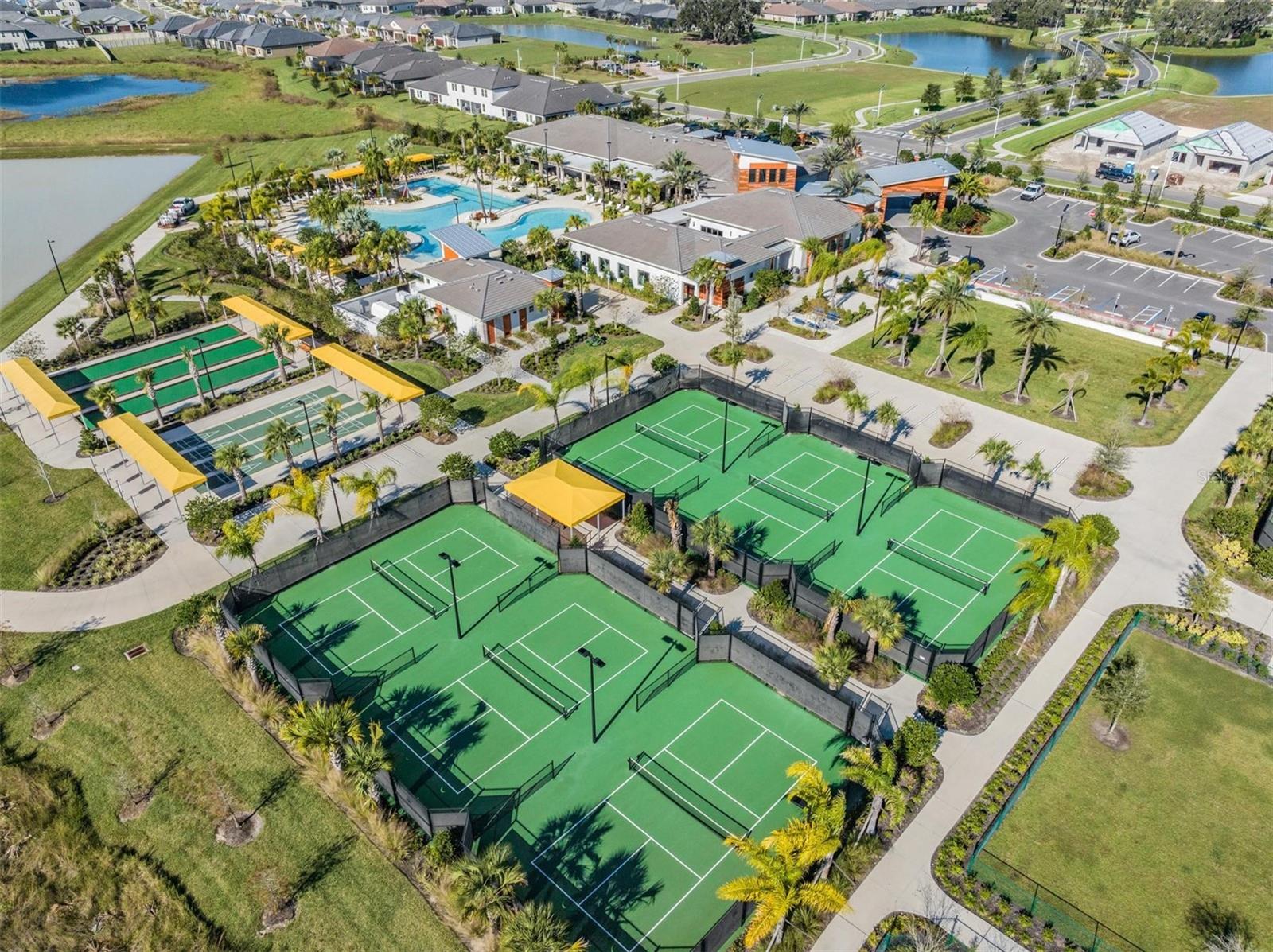 Pickleball courts