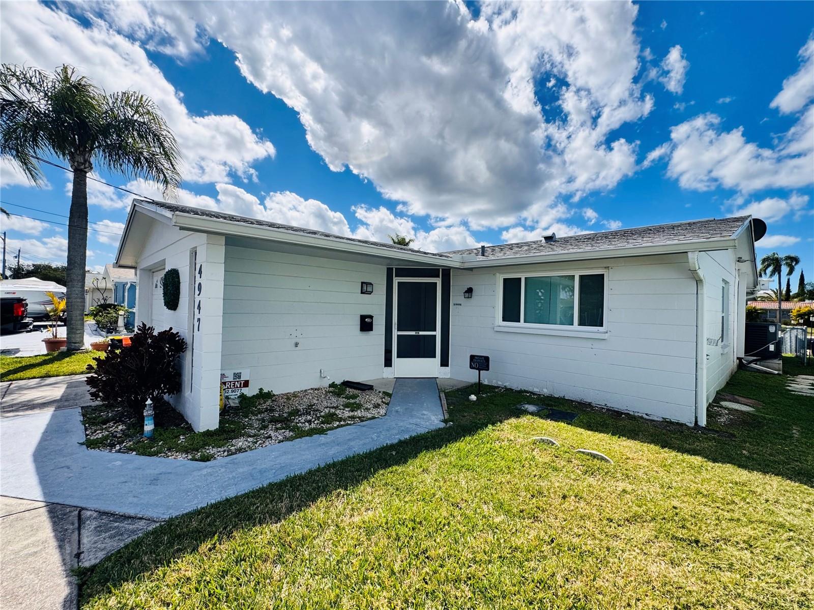 Front Exterior - Screened Front Porch