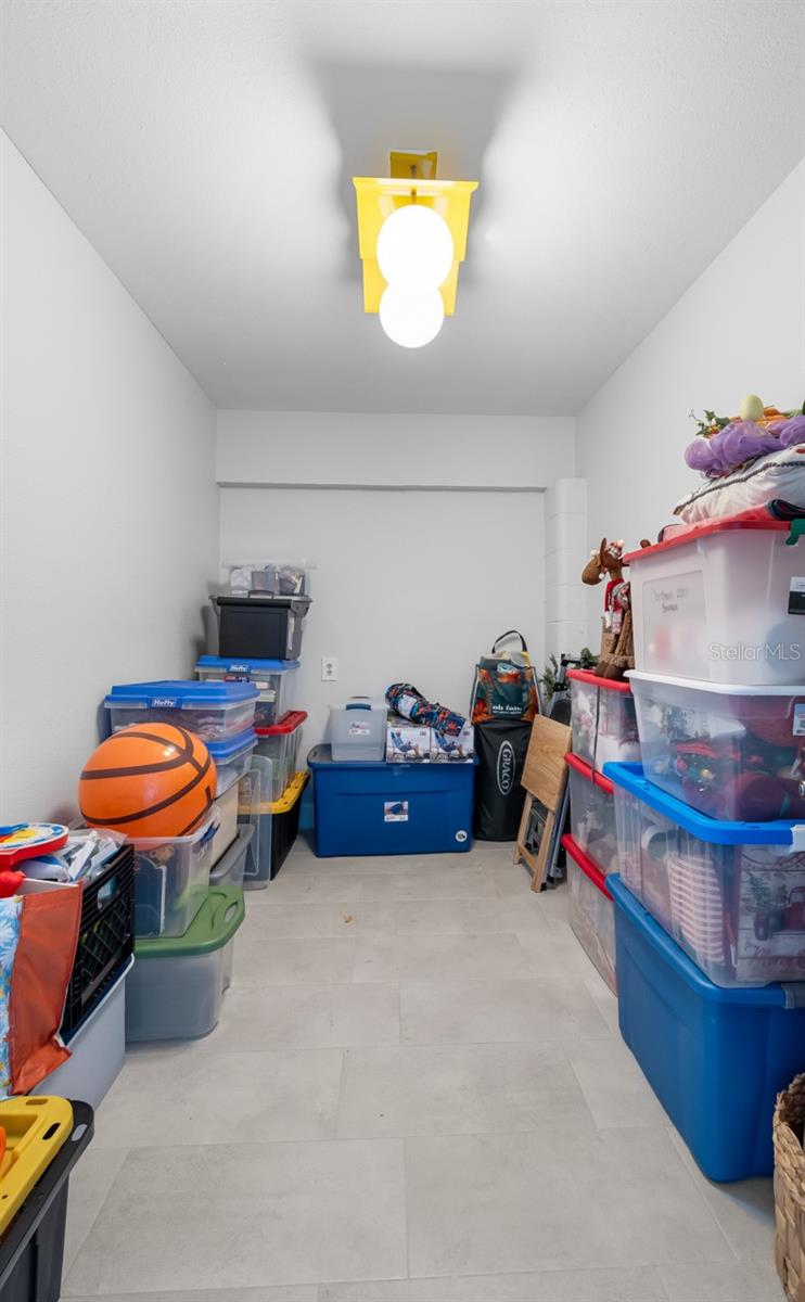 Living Area Storage Room