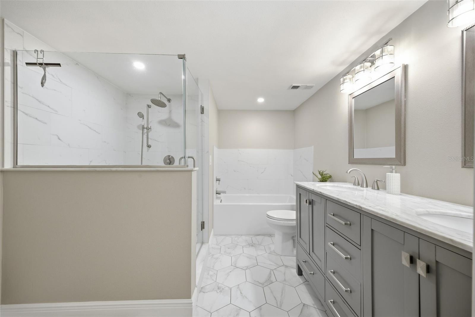 Primary ensuite bathroom.