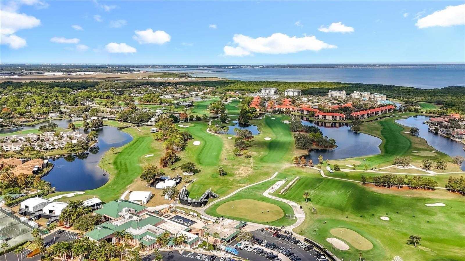 Feather Sound Country Club right across the street!