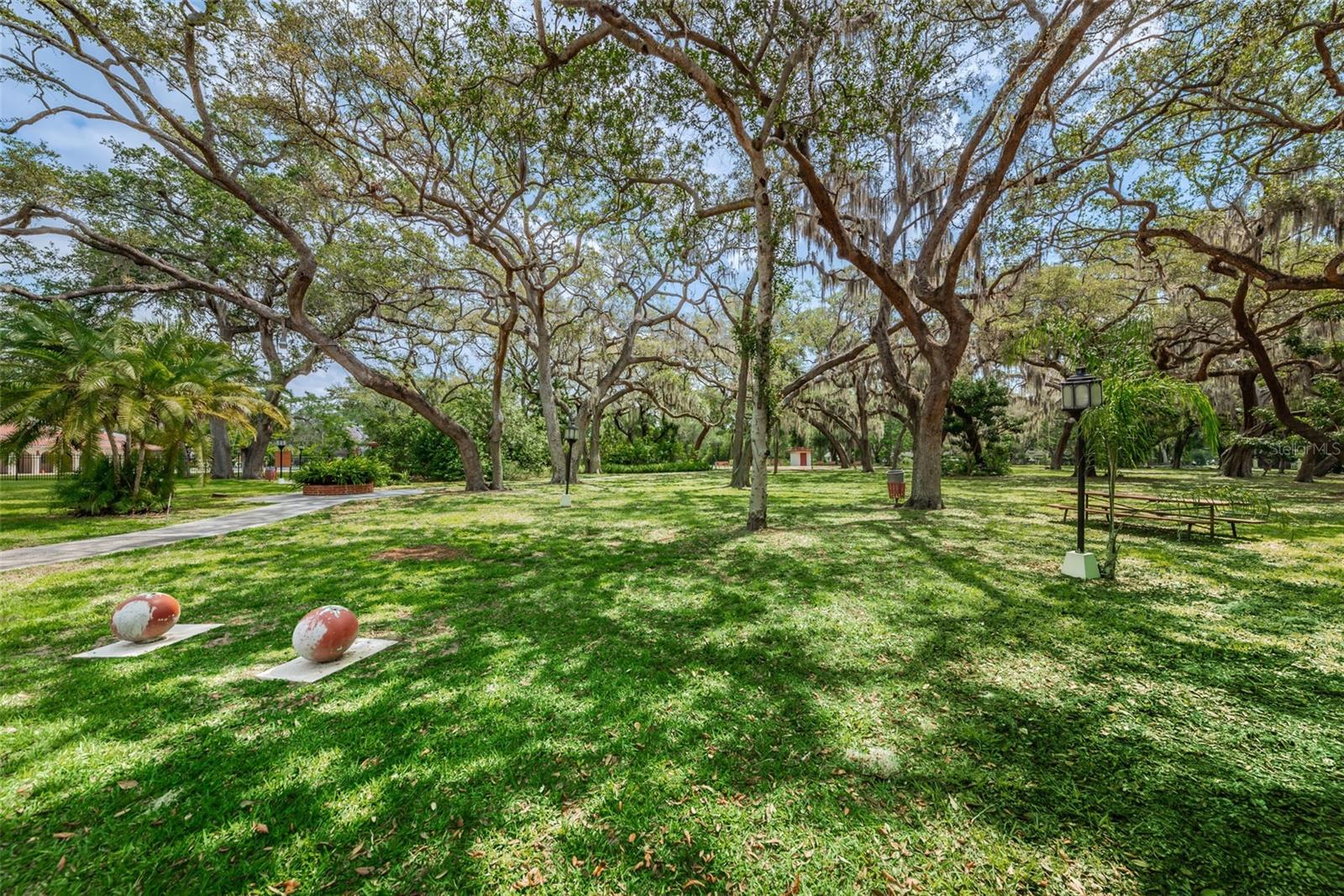 ENJOY WALKING THROUGH THE PARK LIKE SETTING TO GO FOR A SWIM IN THE WINTER!