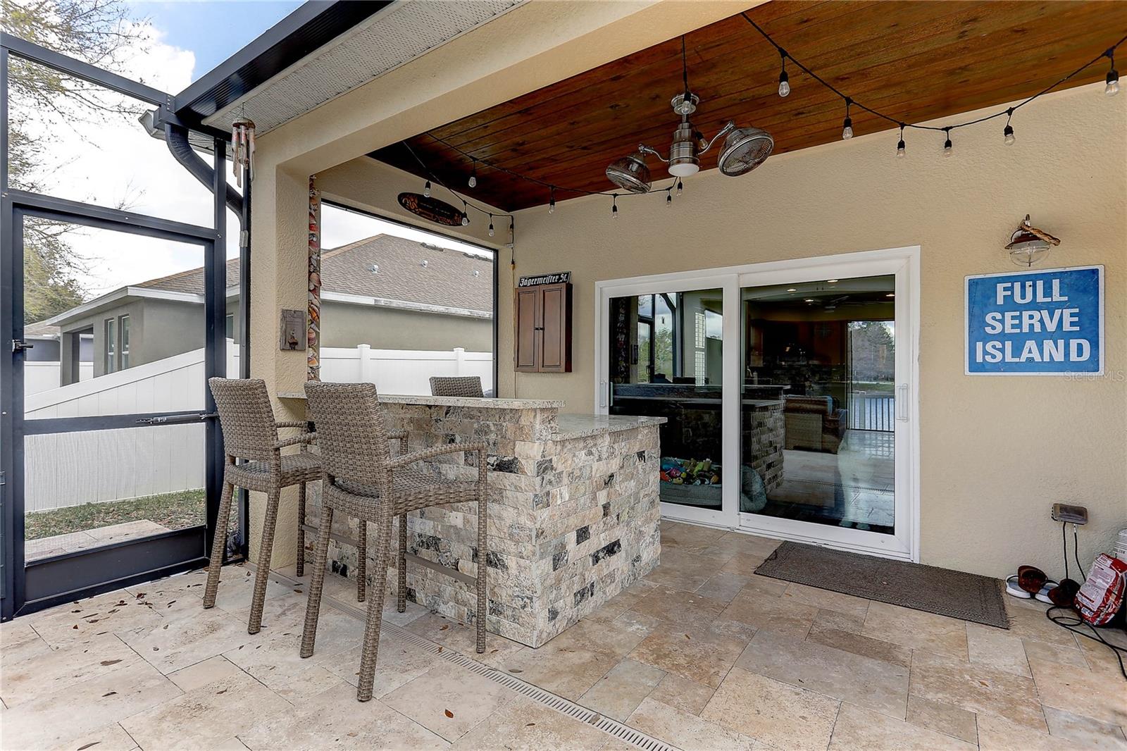 Pool Bar, Stone and Granite