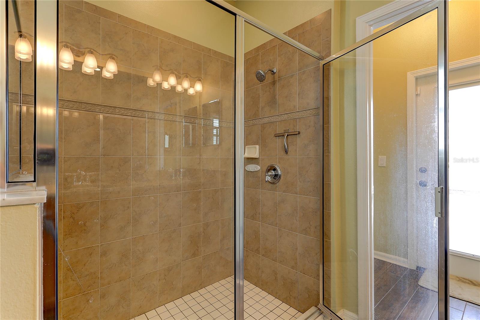 Tiled Walk-In Shower
