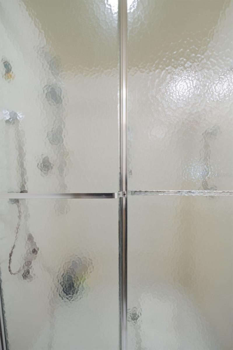 Walk-in shower in second bath