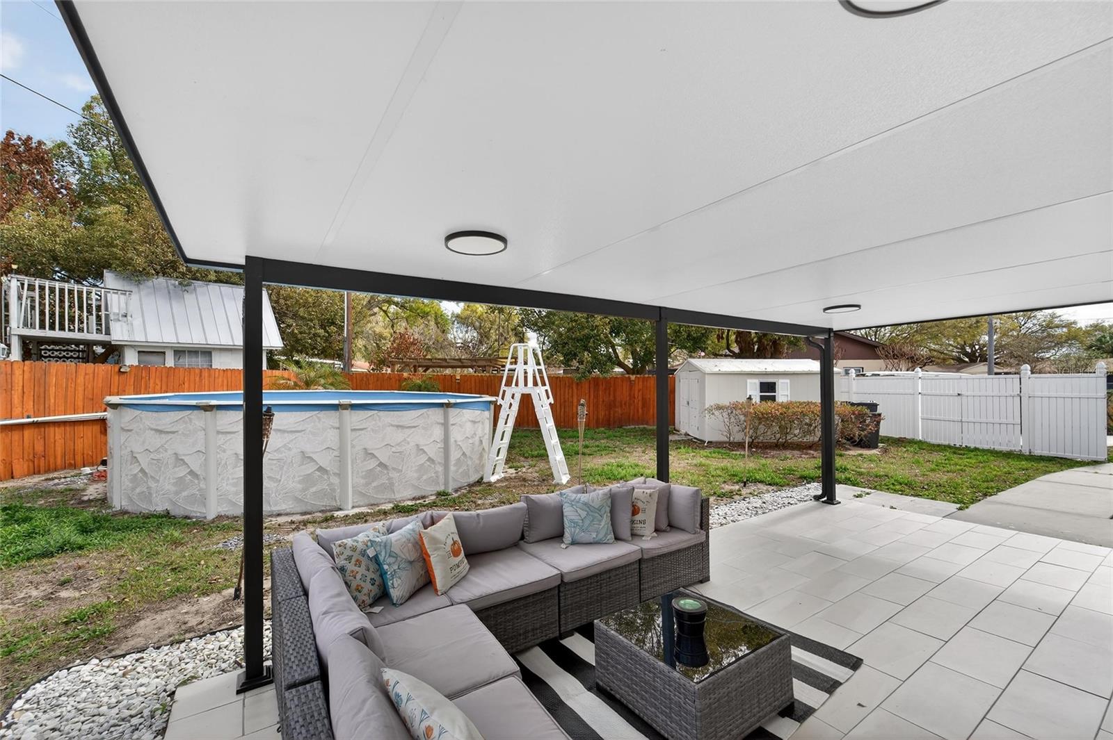 Lanai / Backyard View