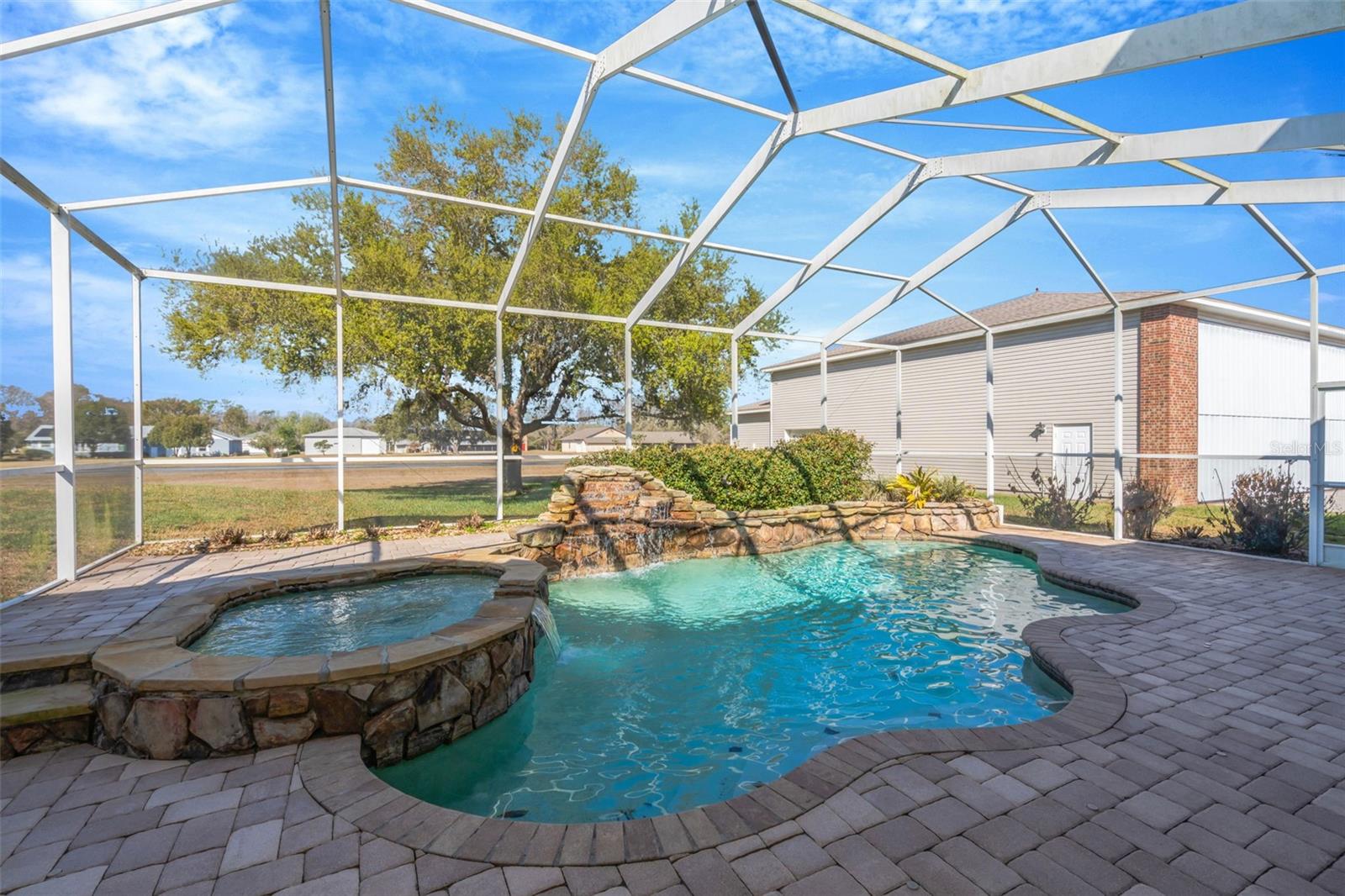 Beautiful pool and spa.