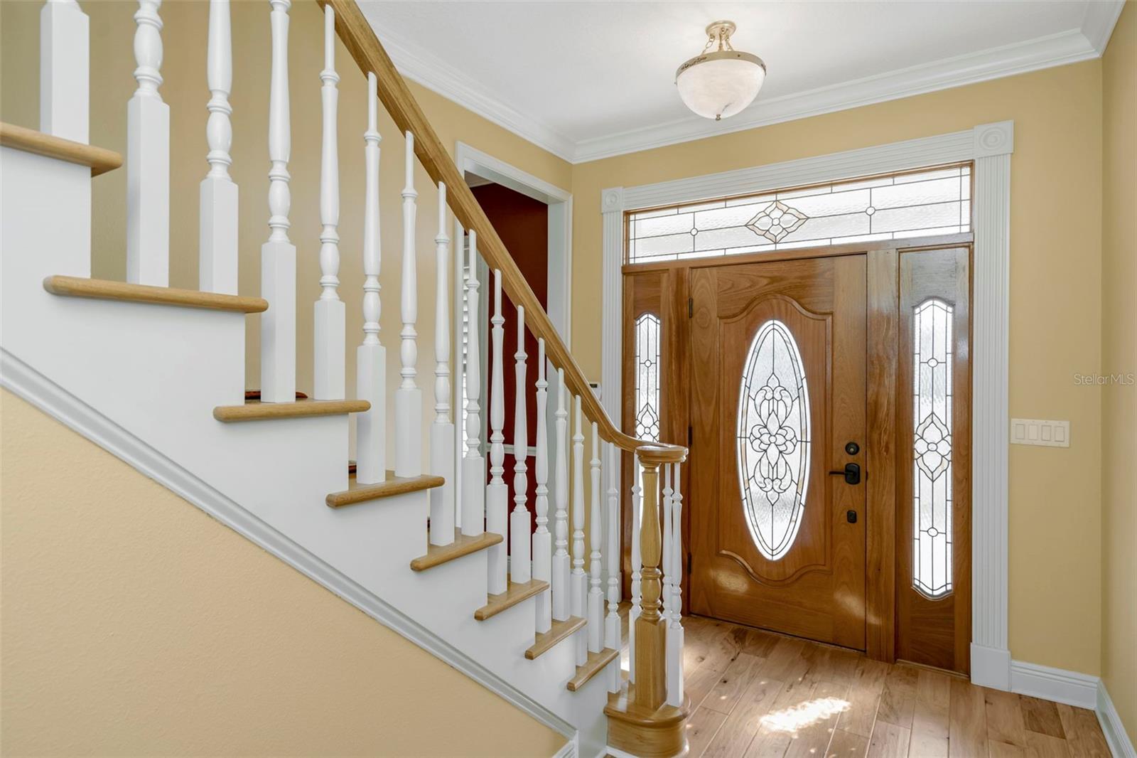 Entryway with Beautiful Glass Door
