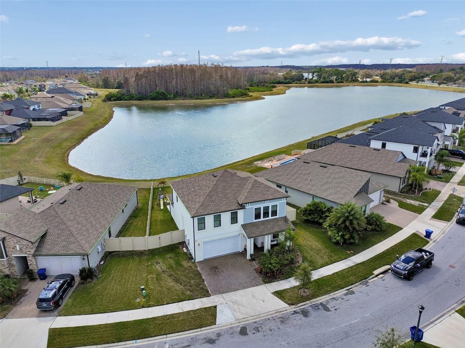 Pond and conservation vieww