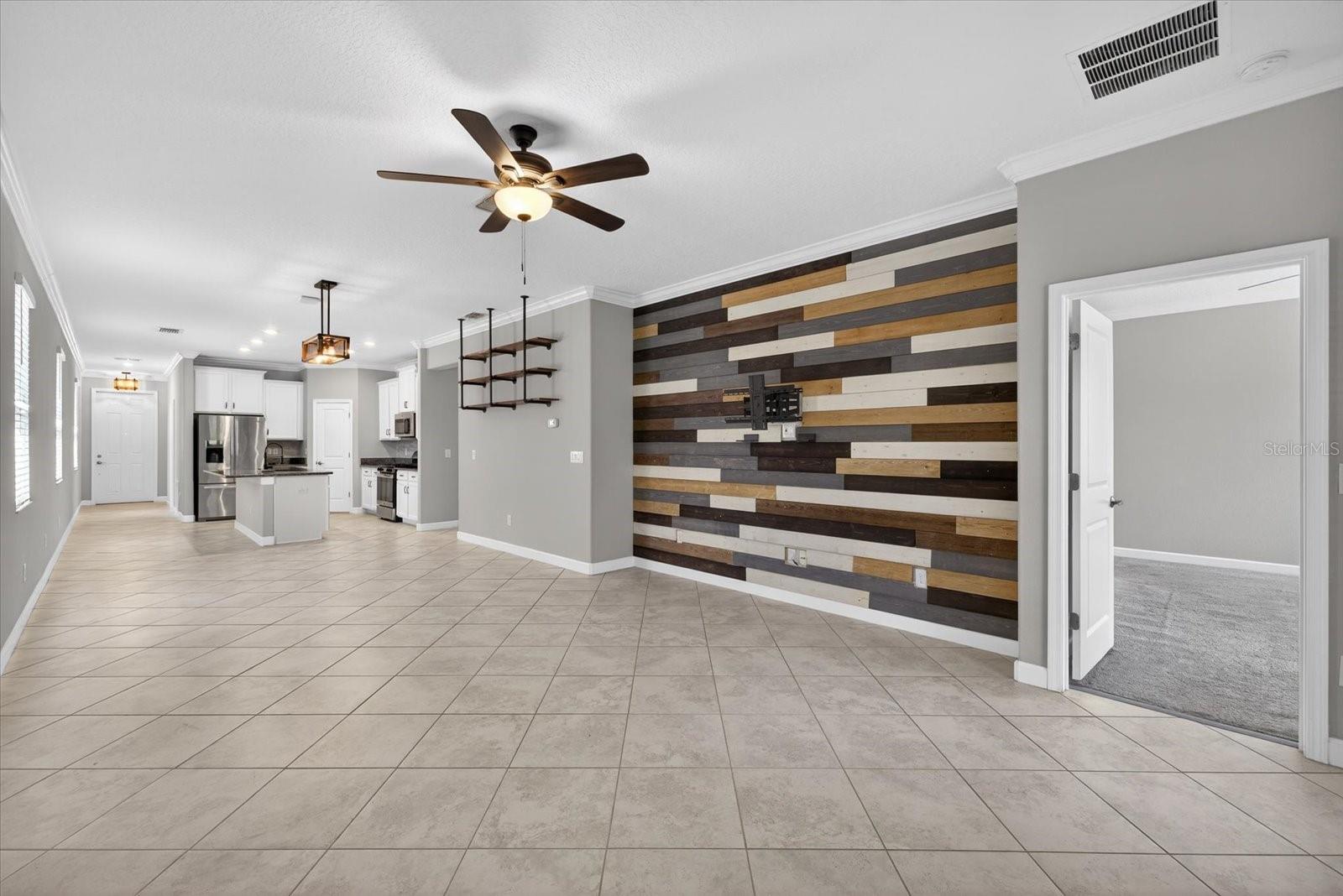 Open Concept Entertaining Space