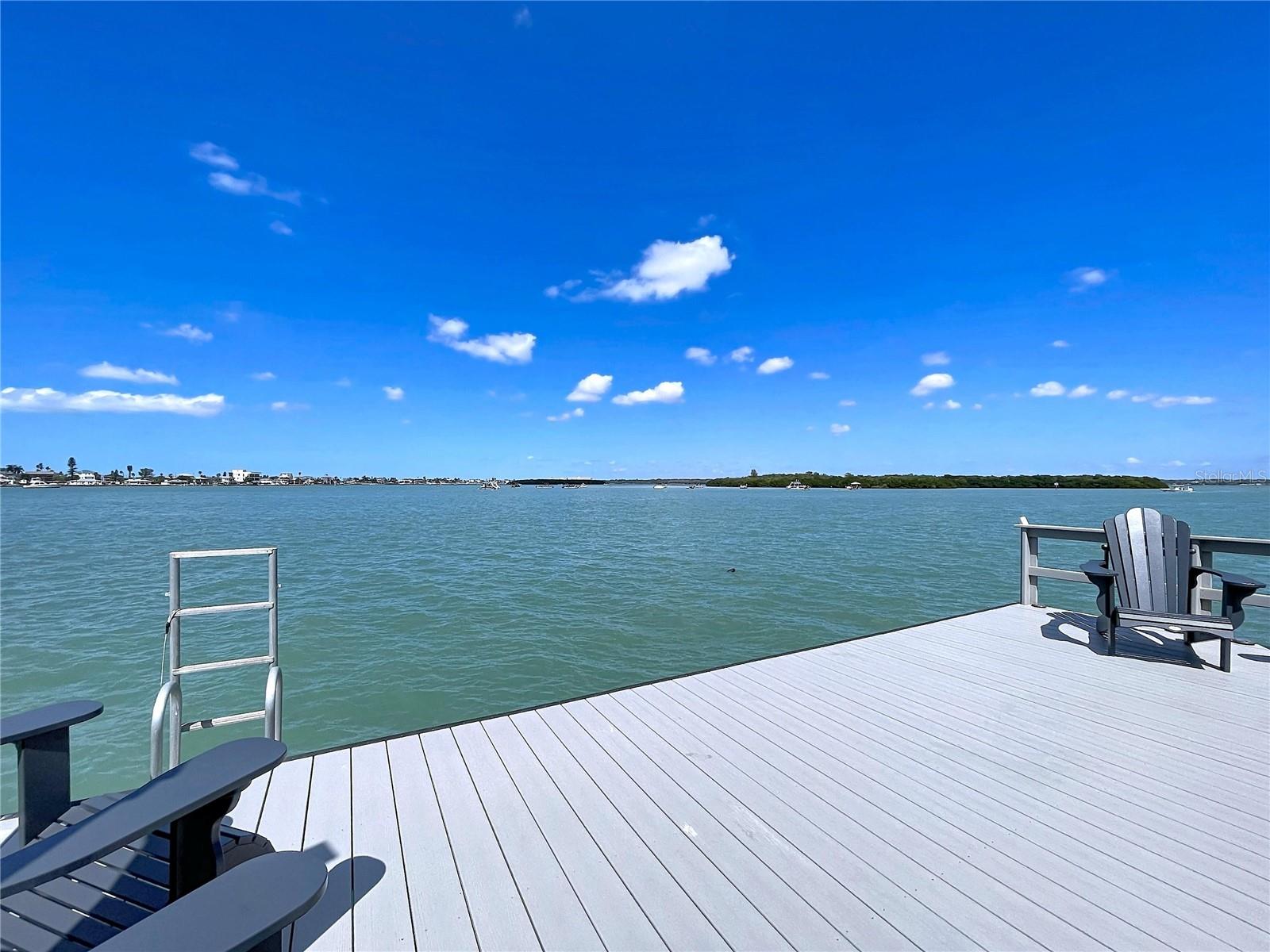 Community dock is the perfect spot to take in the Florida weather and sites.