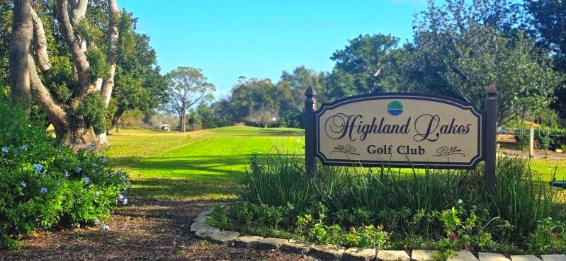 Golf Course Entrance