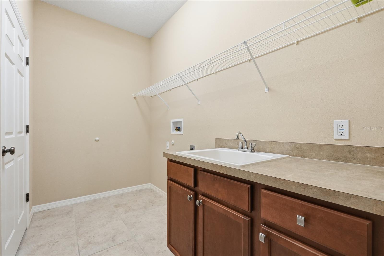 First floor laundry room