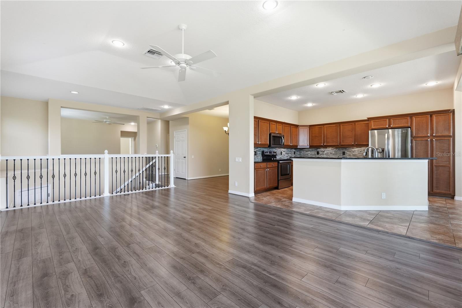 Very open floor plan