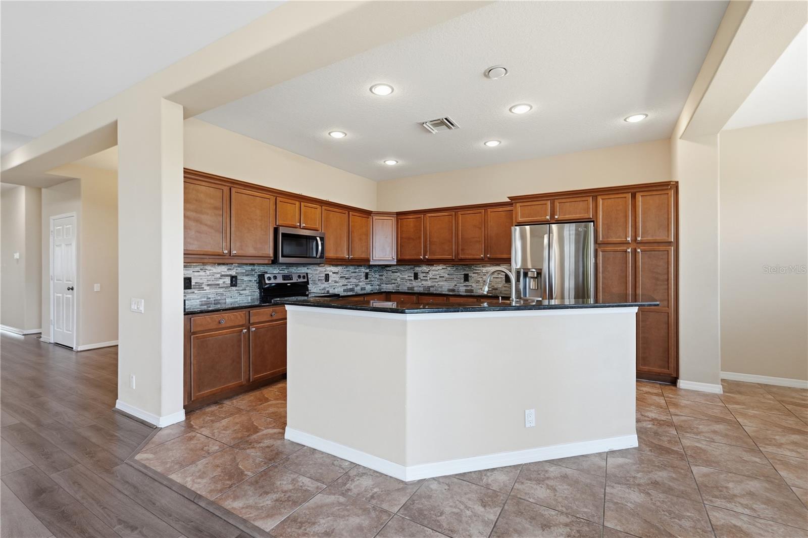 Plenty of storage in the kitchen