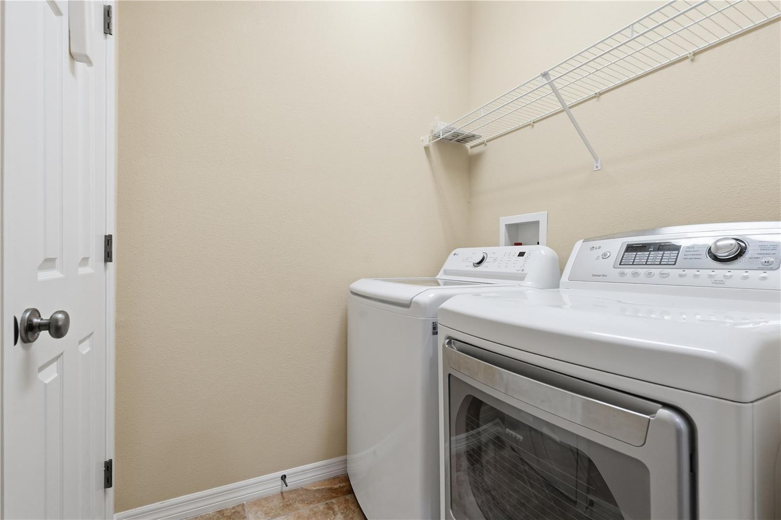 Second floor laundry room