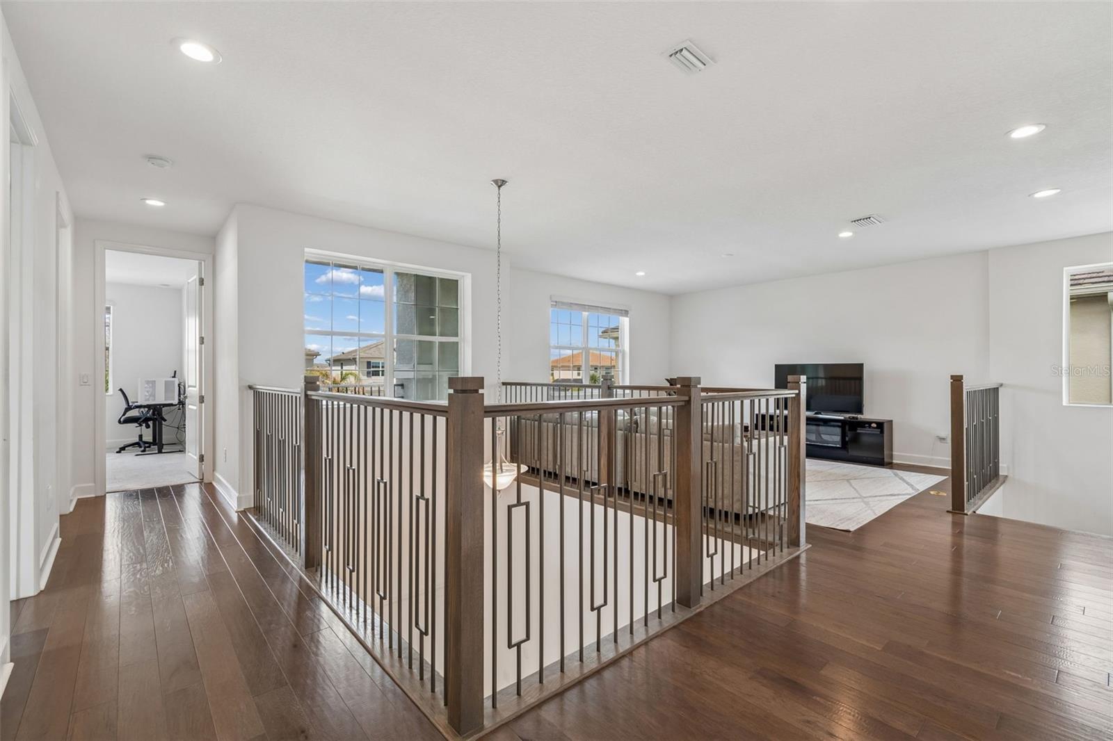 Loft area and looking down hall to 2nd bedroom!