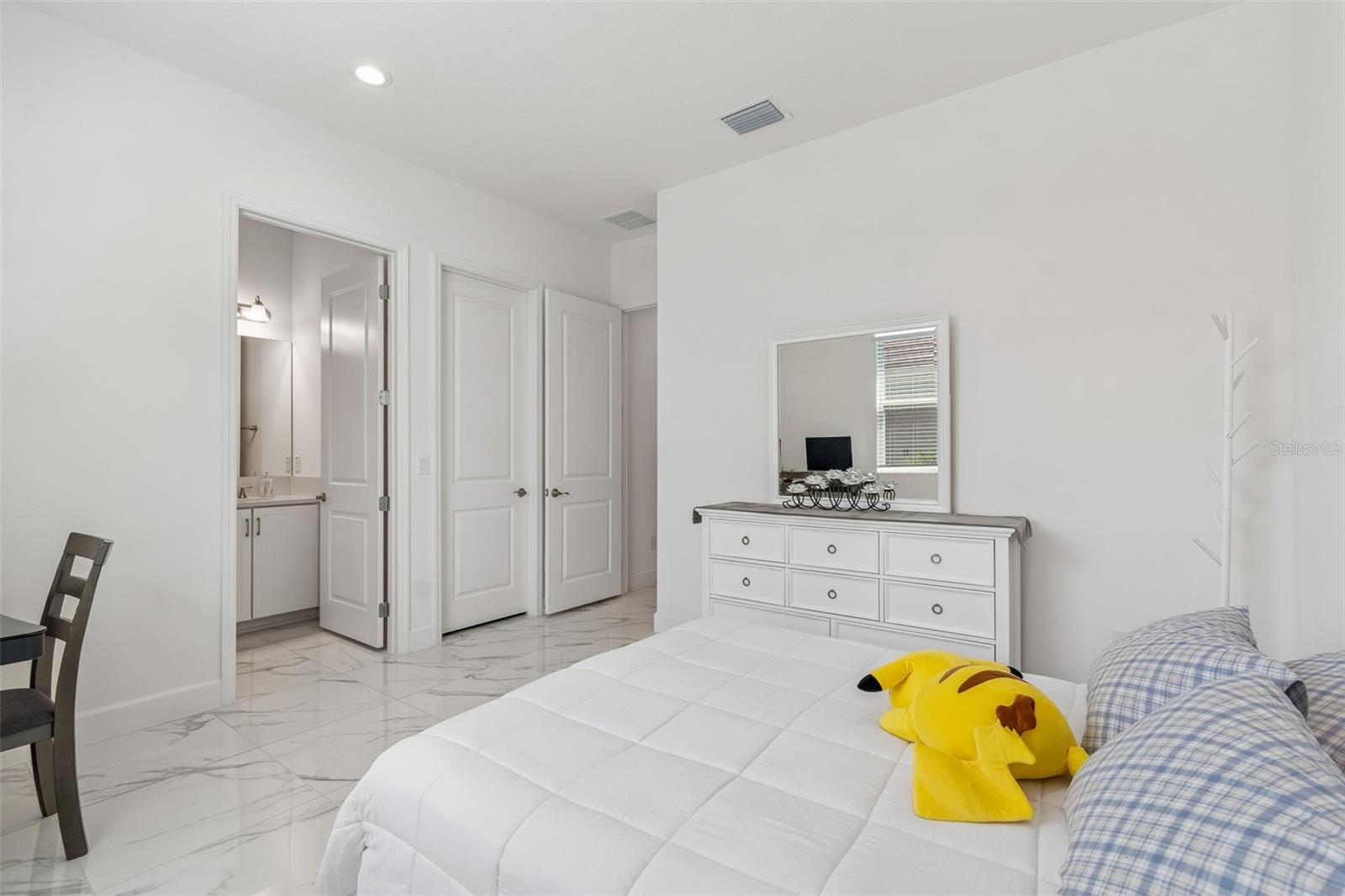 Bedroom #5-downstairs...great for guests or could be an office