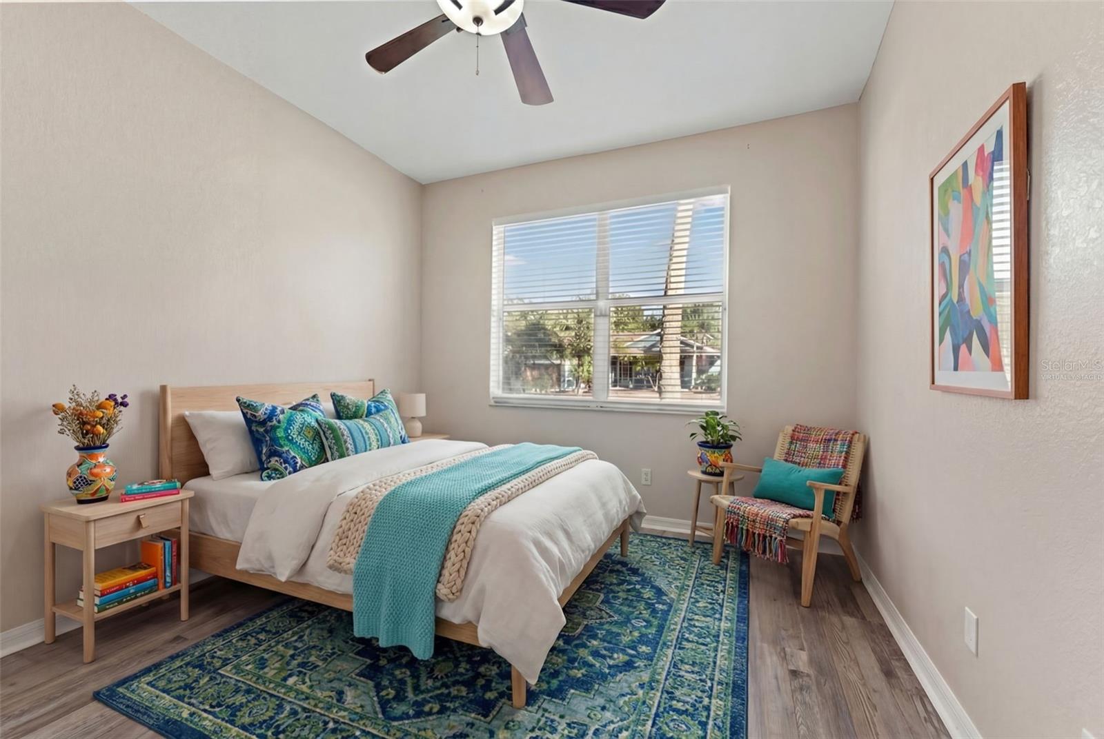 Virtually Staged 2nd Bedroom