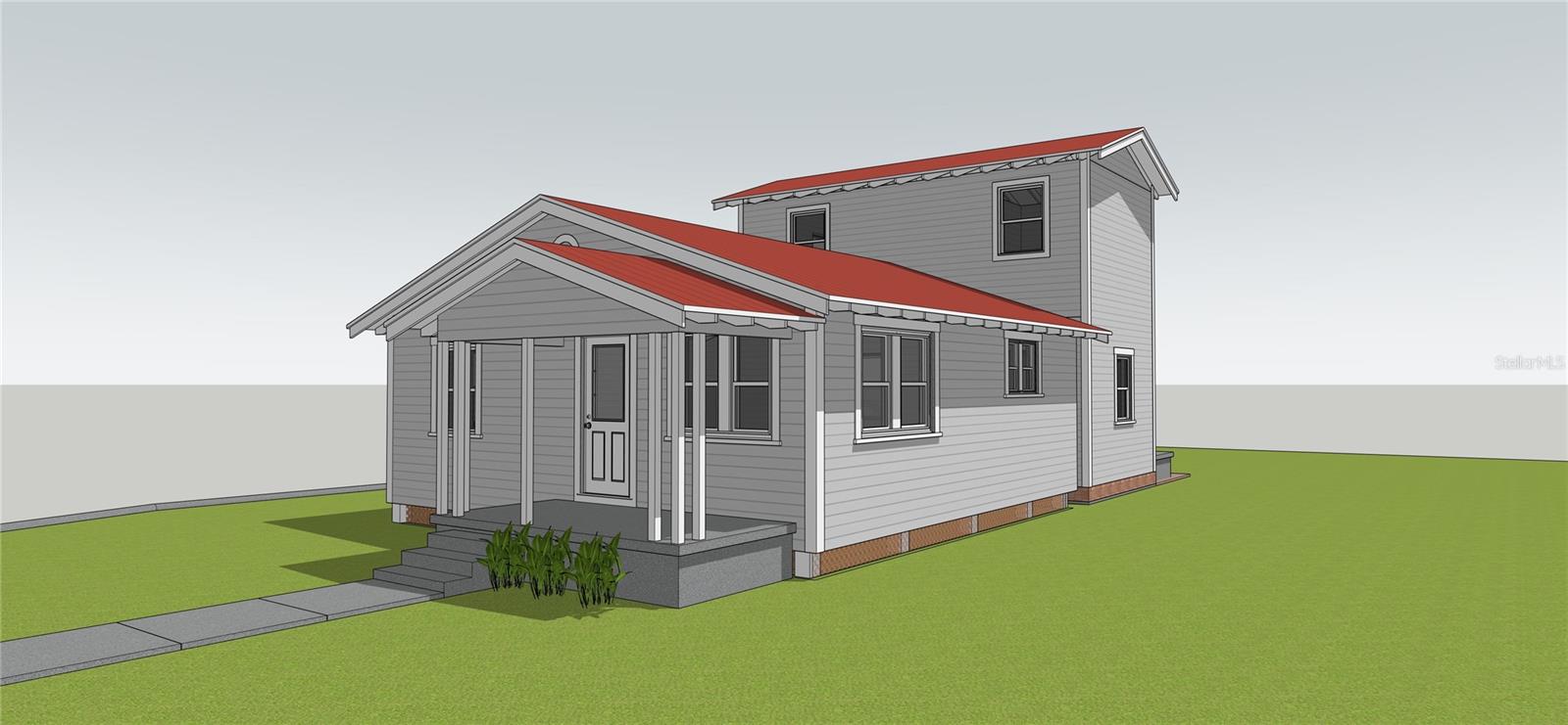 Permitted plans: house + addition