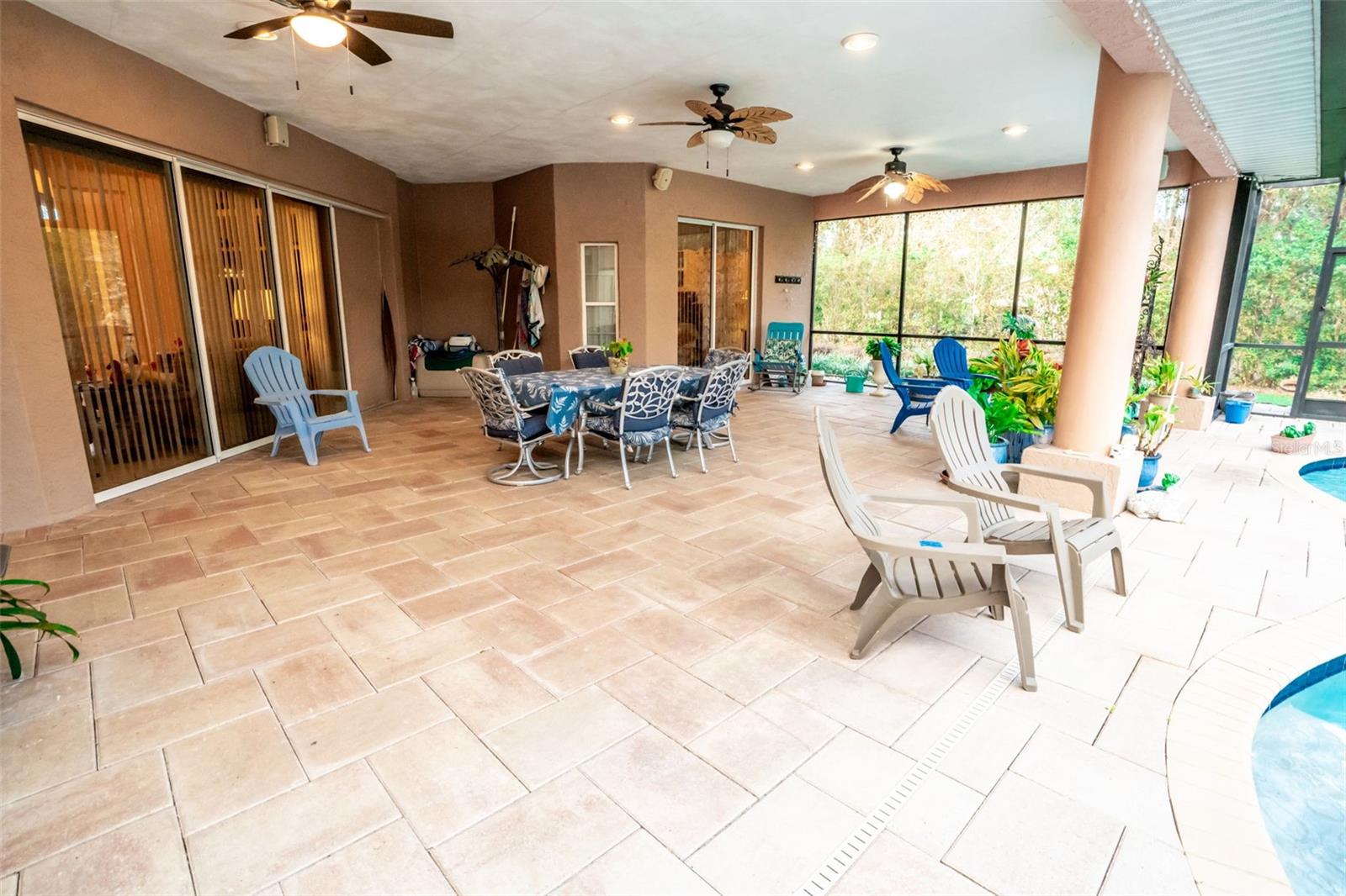 700 sq ft rear patio