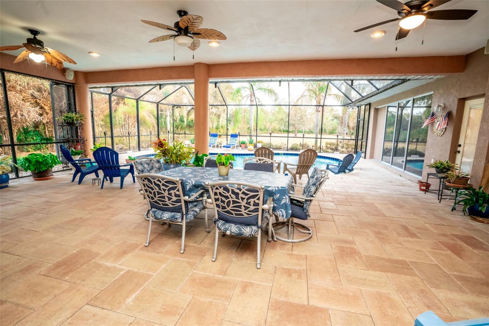 700 sq ft rear patio