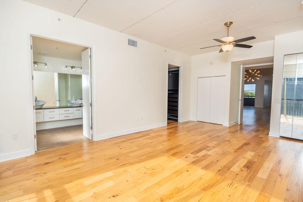 Master Bedroom and Laundry Closet