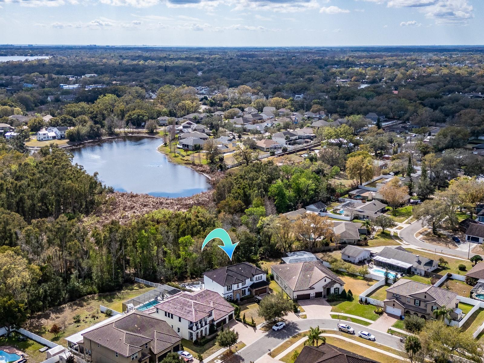 Aerial View of Property