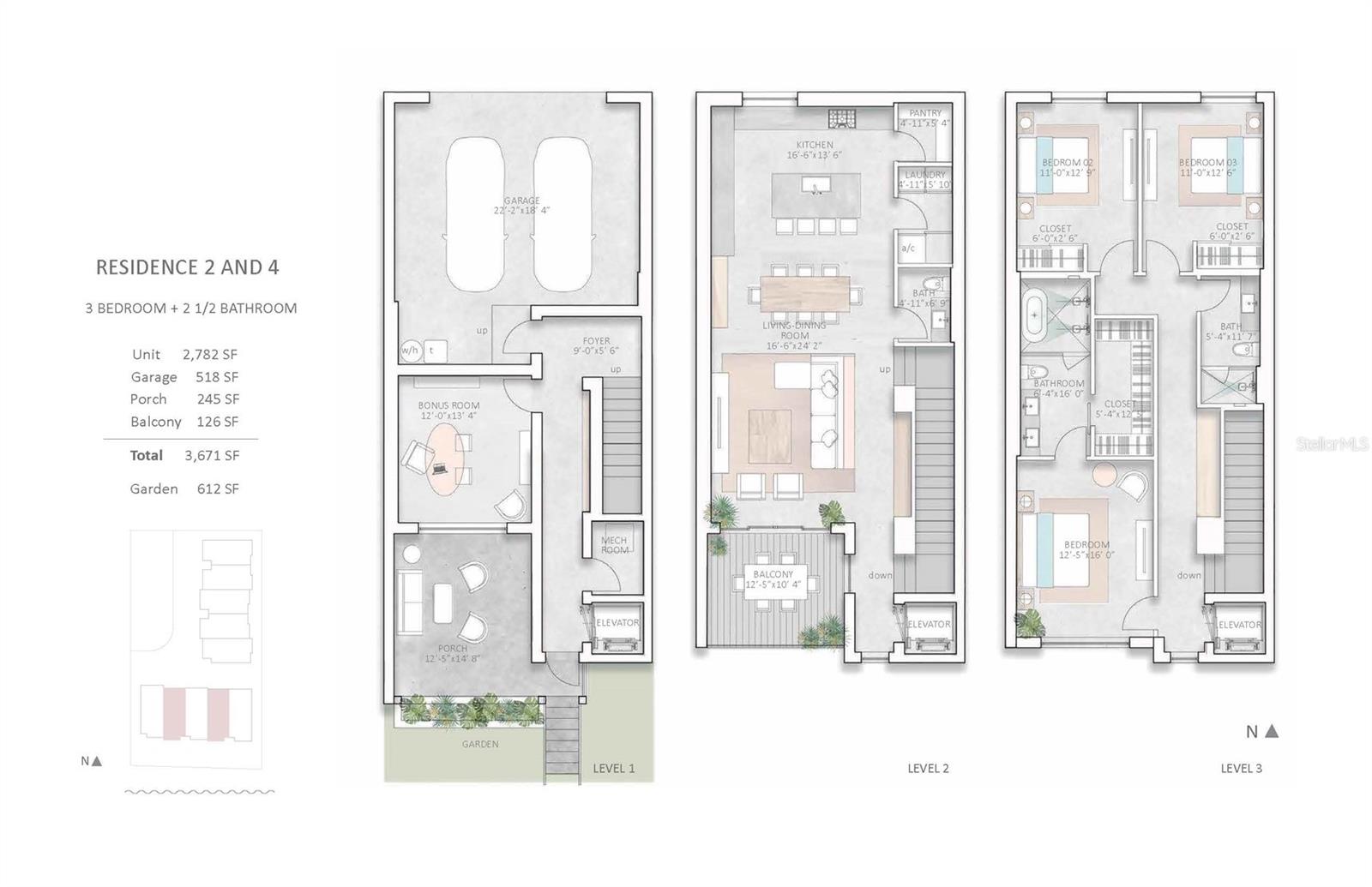 Serena Residence 4 - Floor Plan