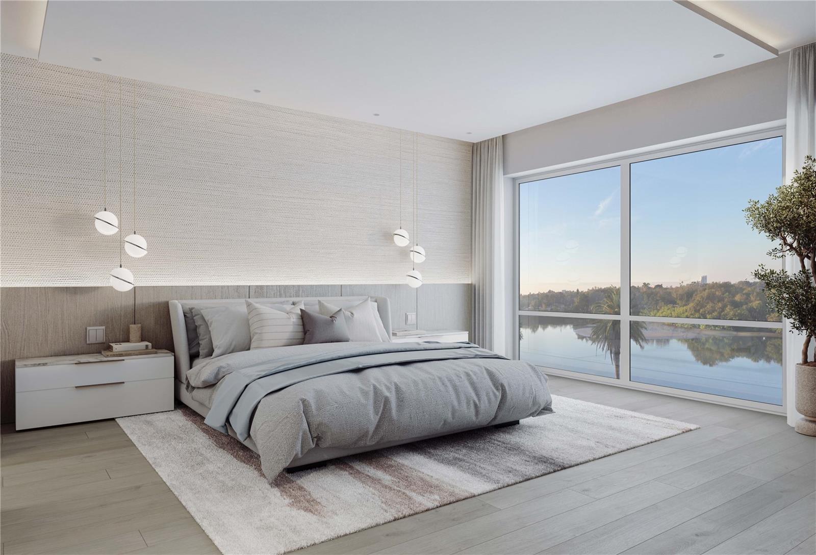 Master Suite with water views (Rendering)