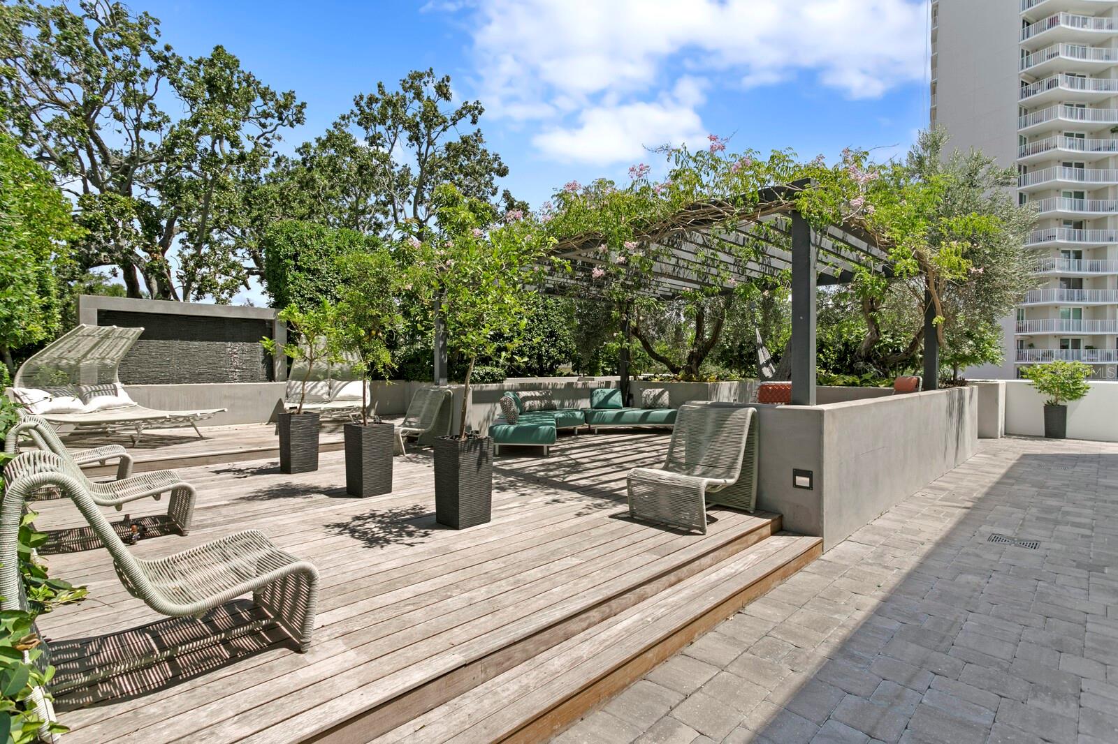 Rear Private Terrace