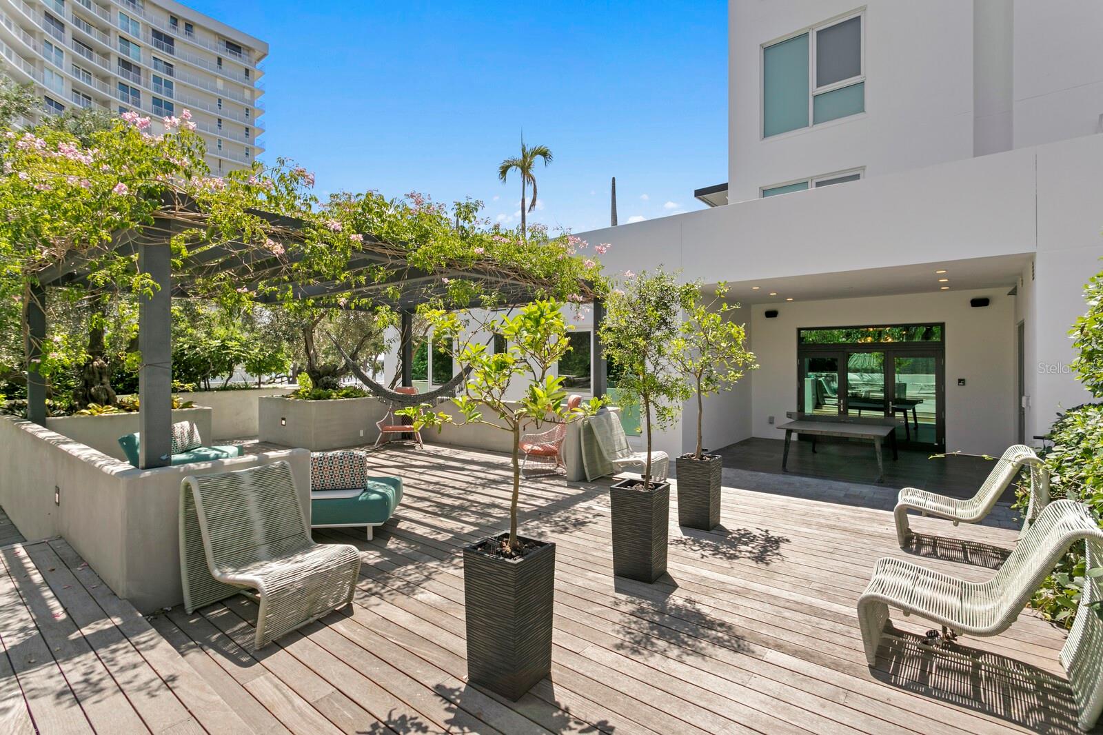 Rear Private Terrace