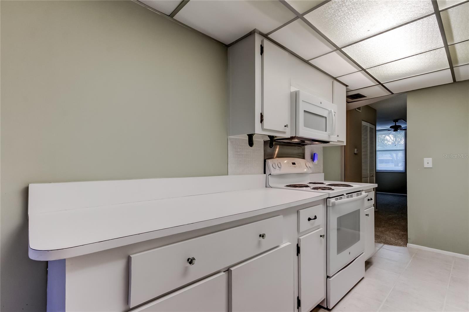 Extended Counter Space and Cabinets
