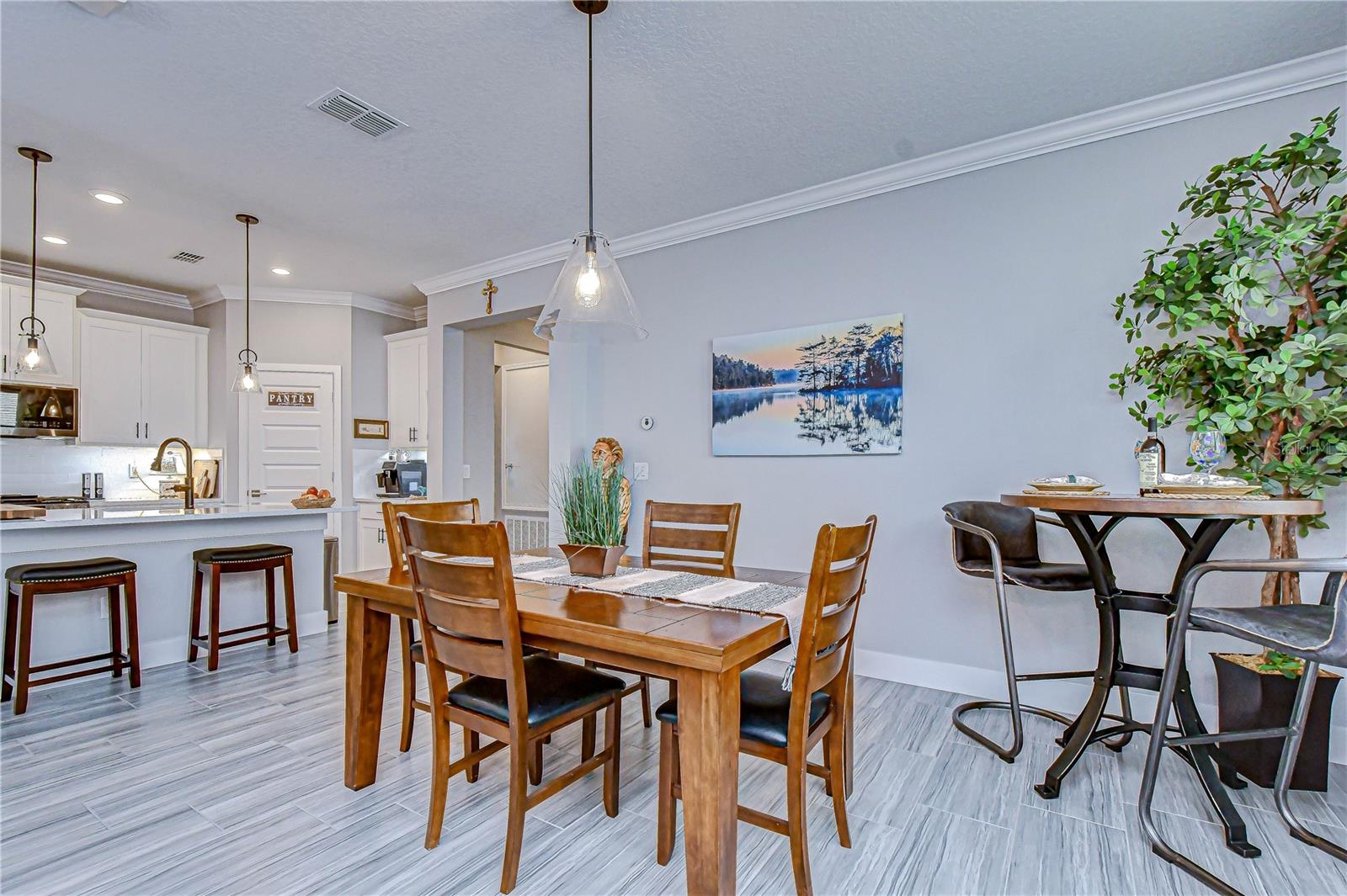 Open dining space perfect for family meals and entertaining guests.