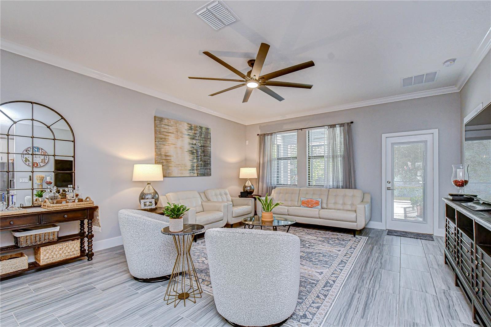 Spacious family room designed for comfortable everyday living.